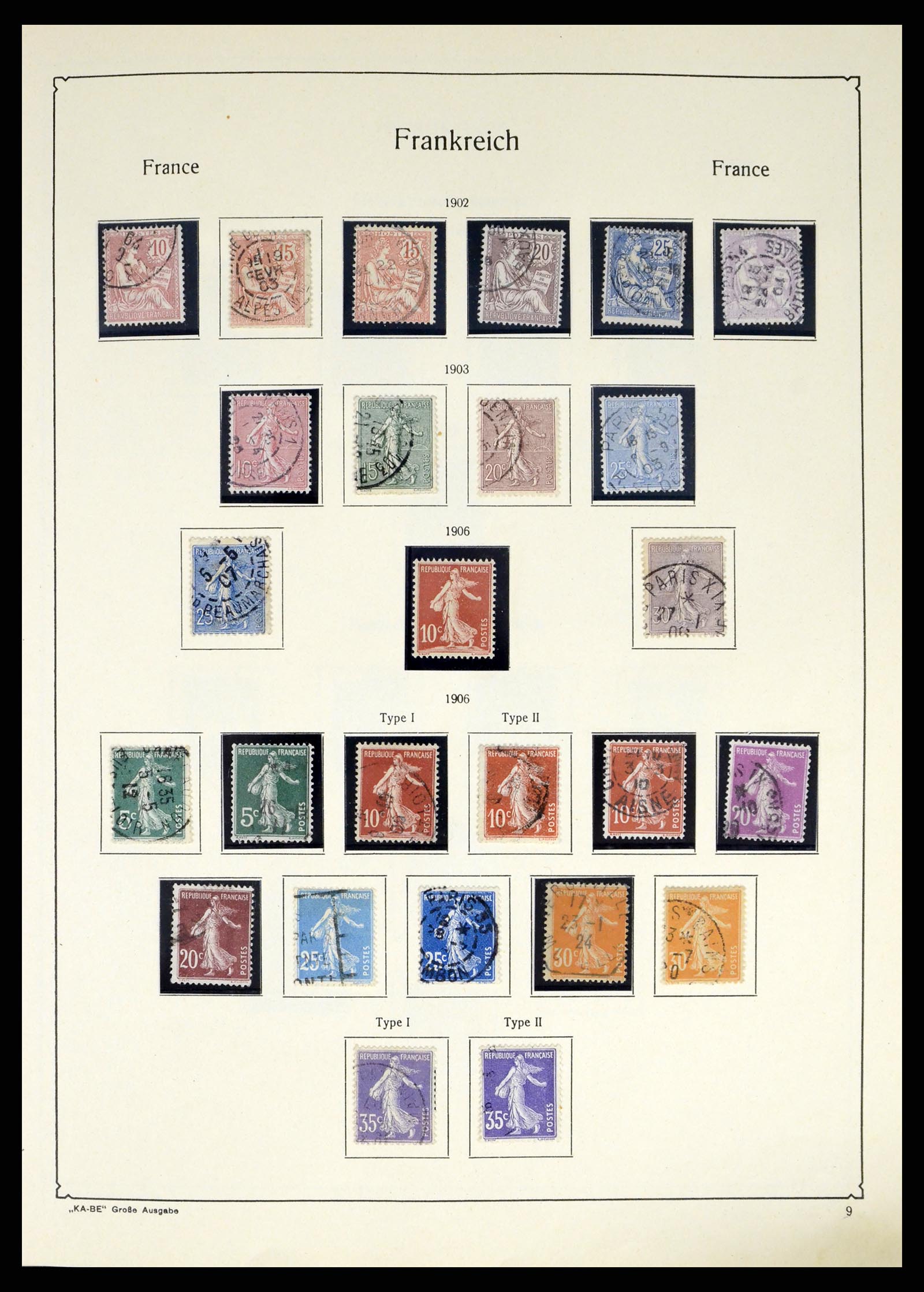 38120 0012 - Postzegelverzameling 38120 Frankrijk 1849-1991.