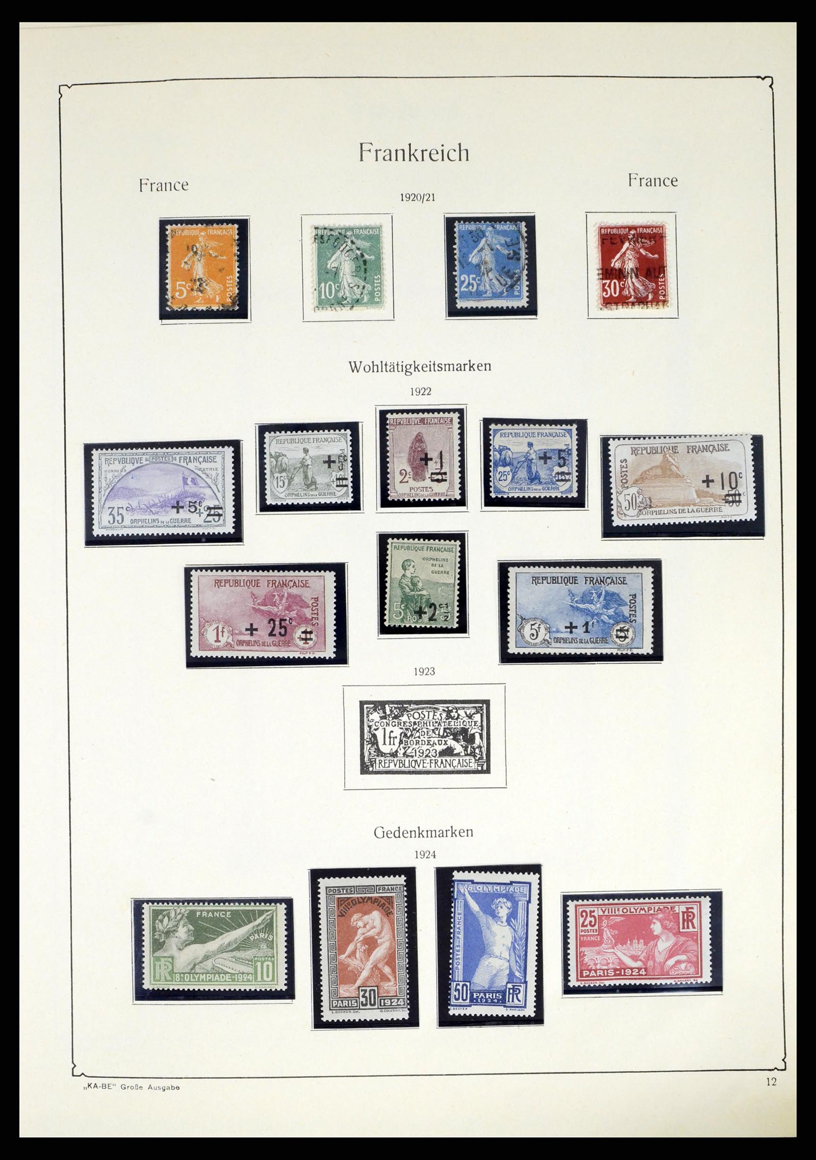38120 0016 - Postzegelverzameling 38120 Frankrijk 1849-1991.