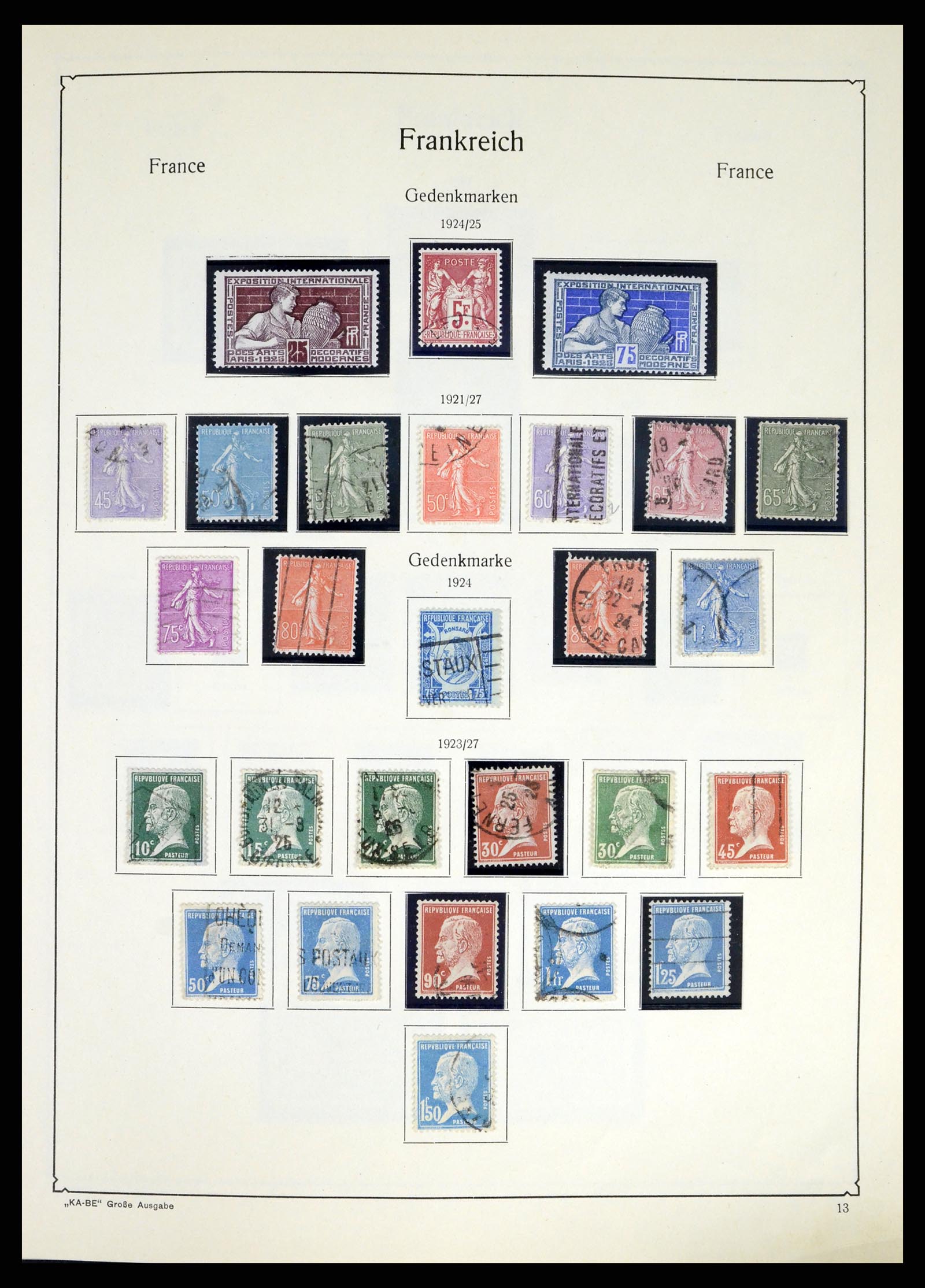 38120 0018 - Stamp collection 38120 France 1849-1991.