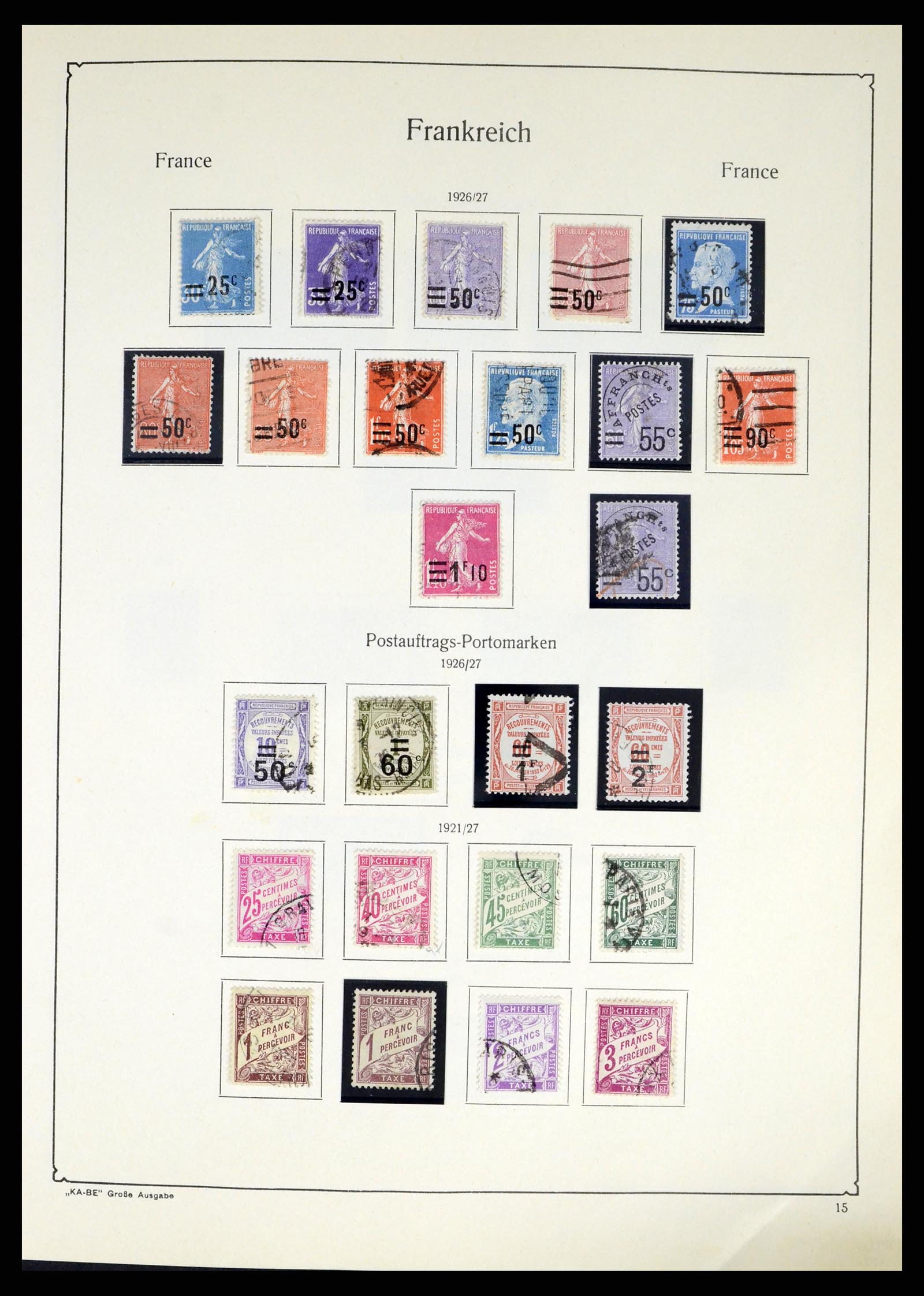 38120 0020 - Postzegelverzameling 38120 Frankrijk 1849-1991.