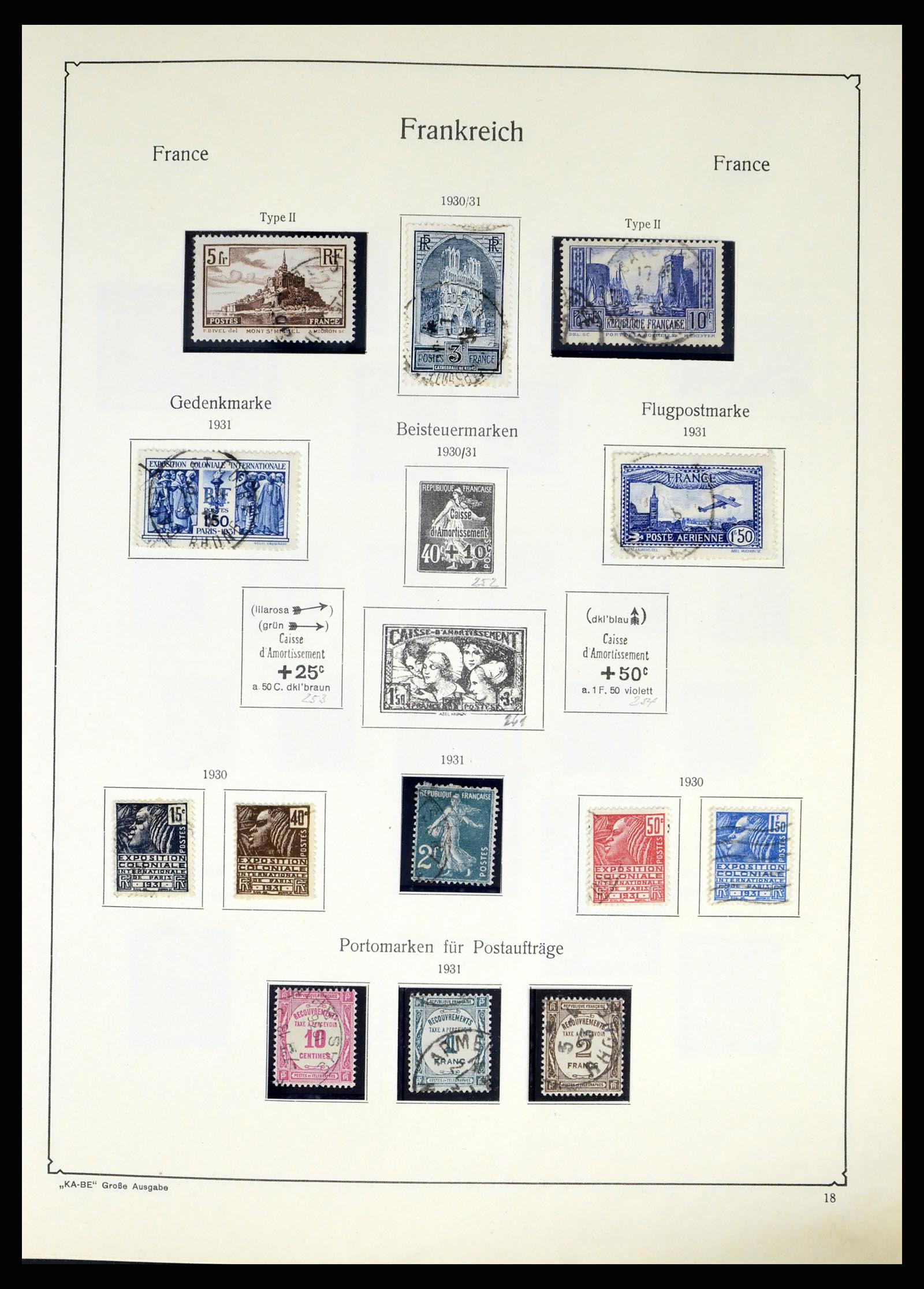 38120 0025 - Stamp collection 38120 France 1849-1991.