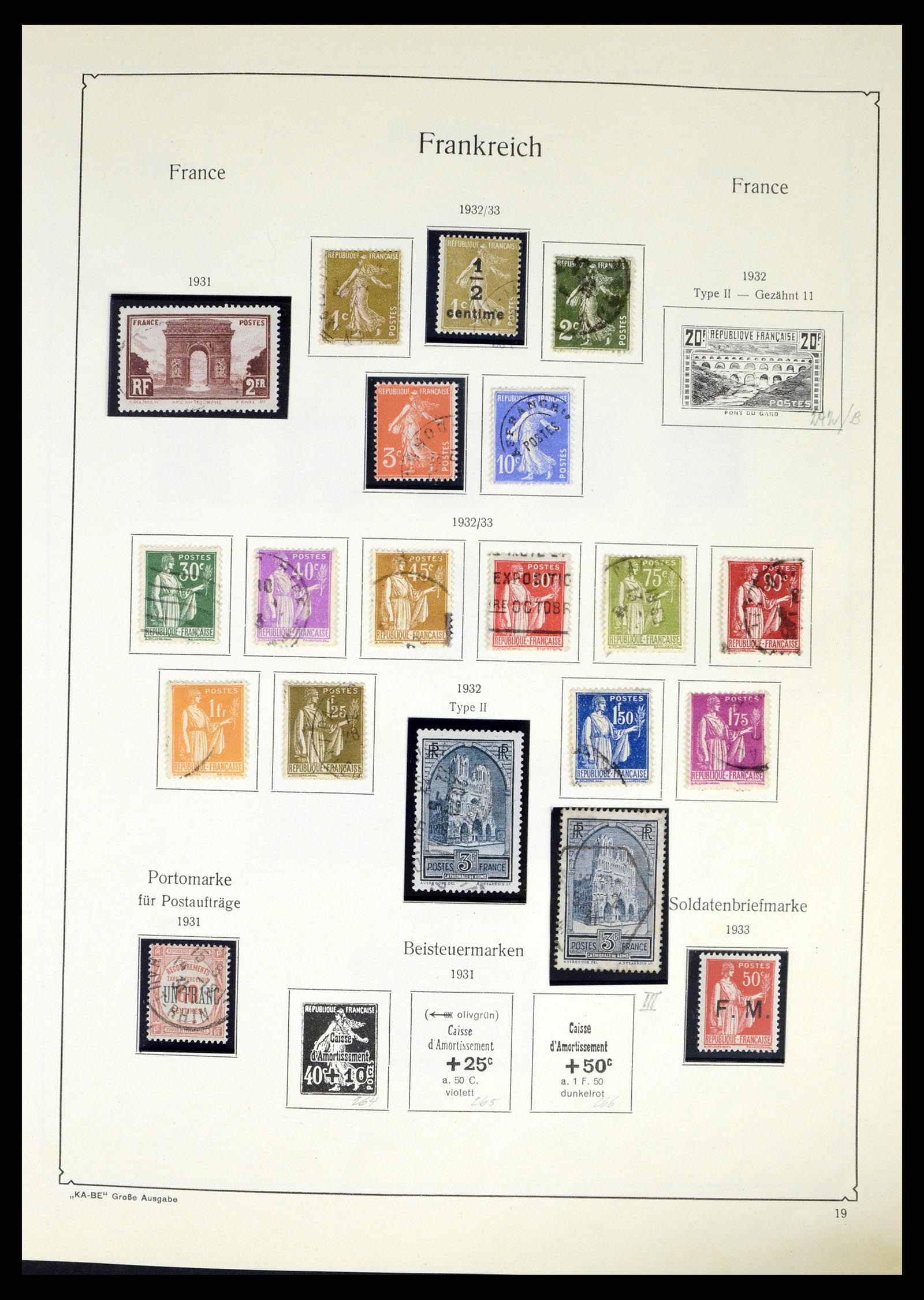 38120 0026 - Stamp collection 38120 France 1849-1991.