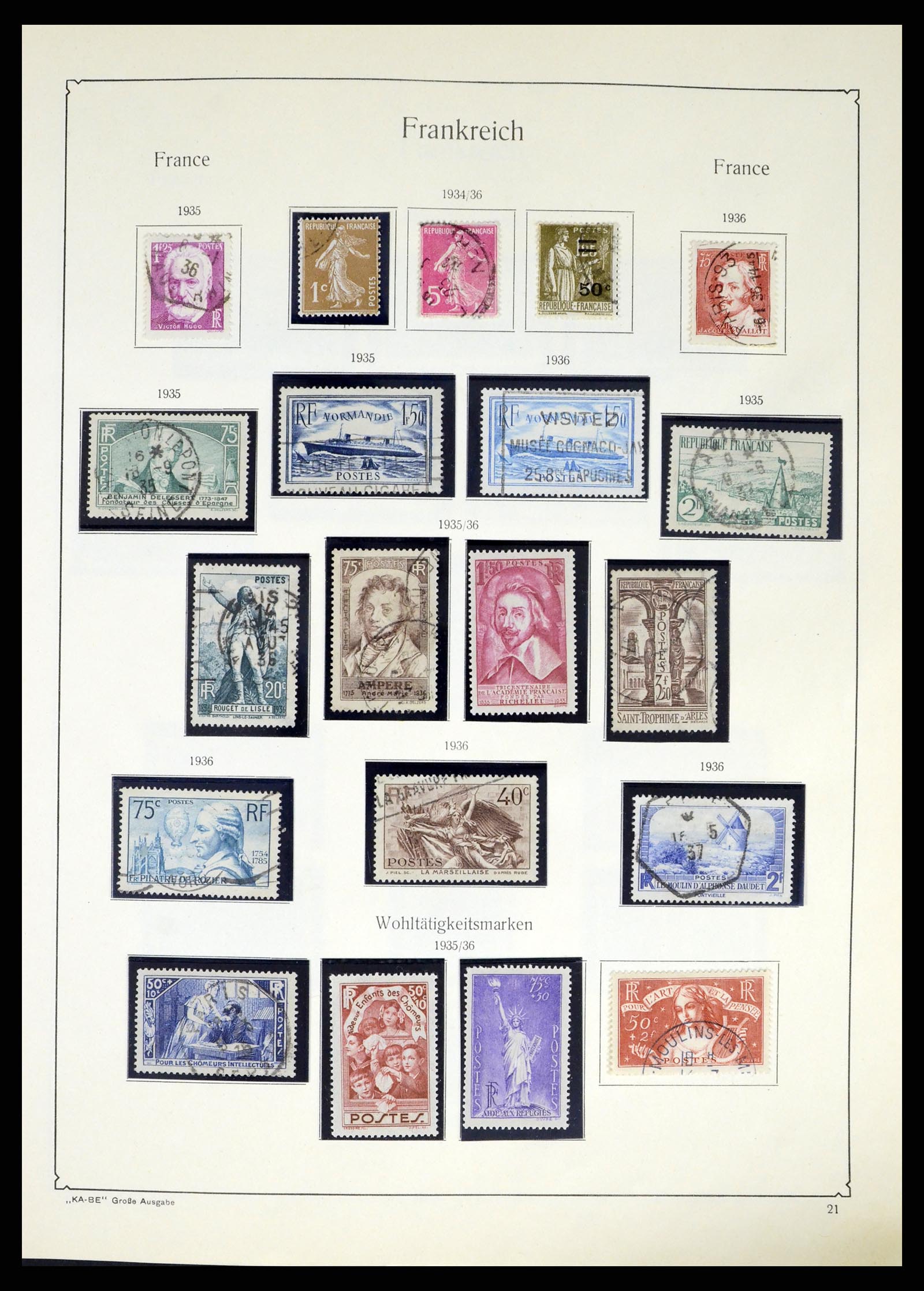38120 0028 - Stamp collection 38120 France 1849-1991.