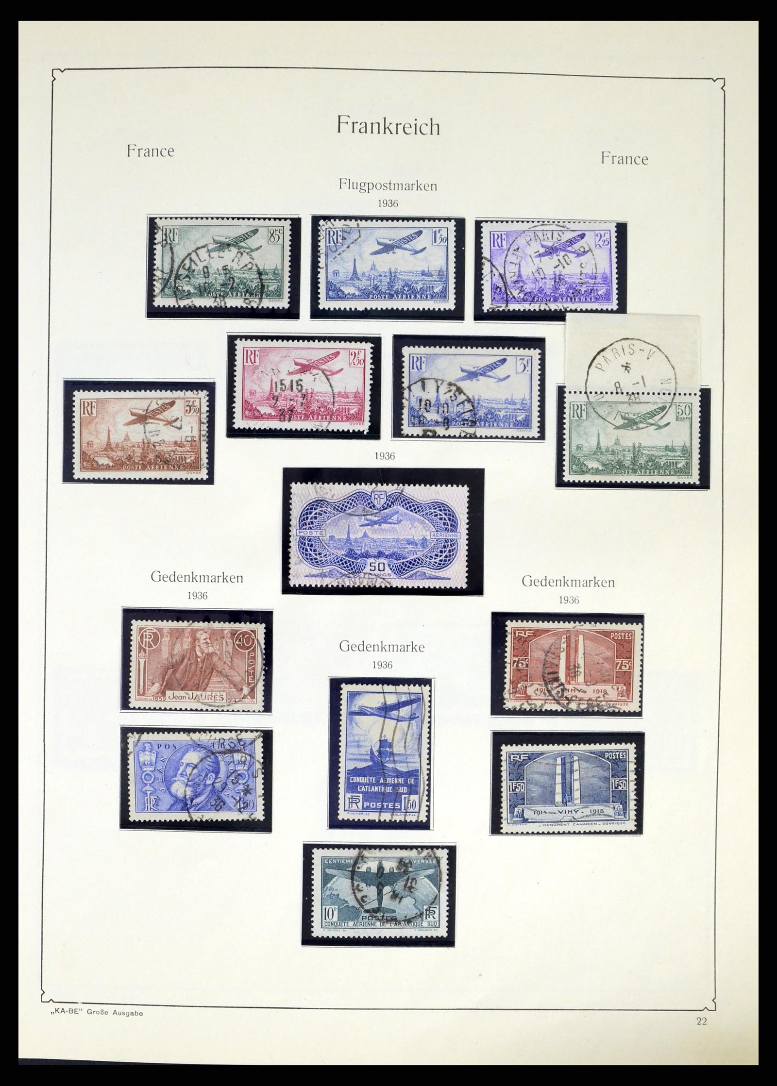 38120 0029 - Stamp collection 38120 France 1849-1991.