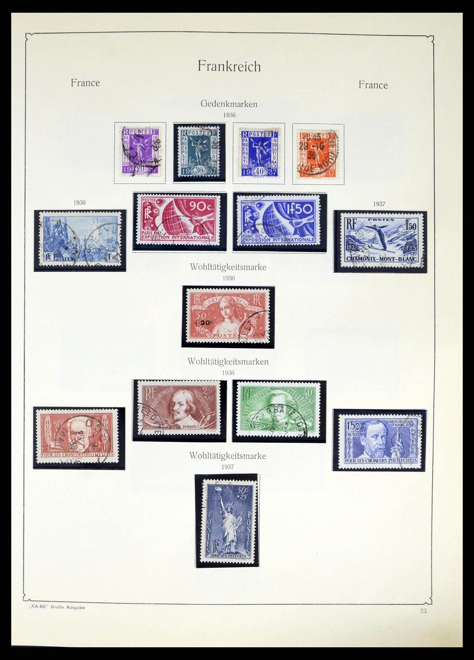 38120 0030 - Stamp collection 38120 France 1849-1991.
