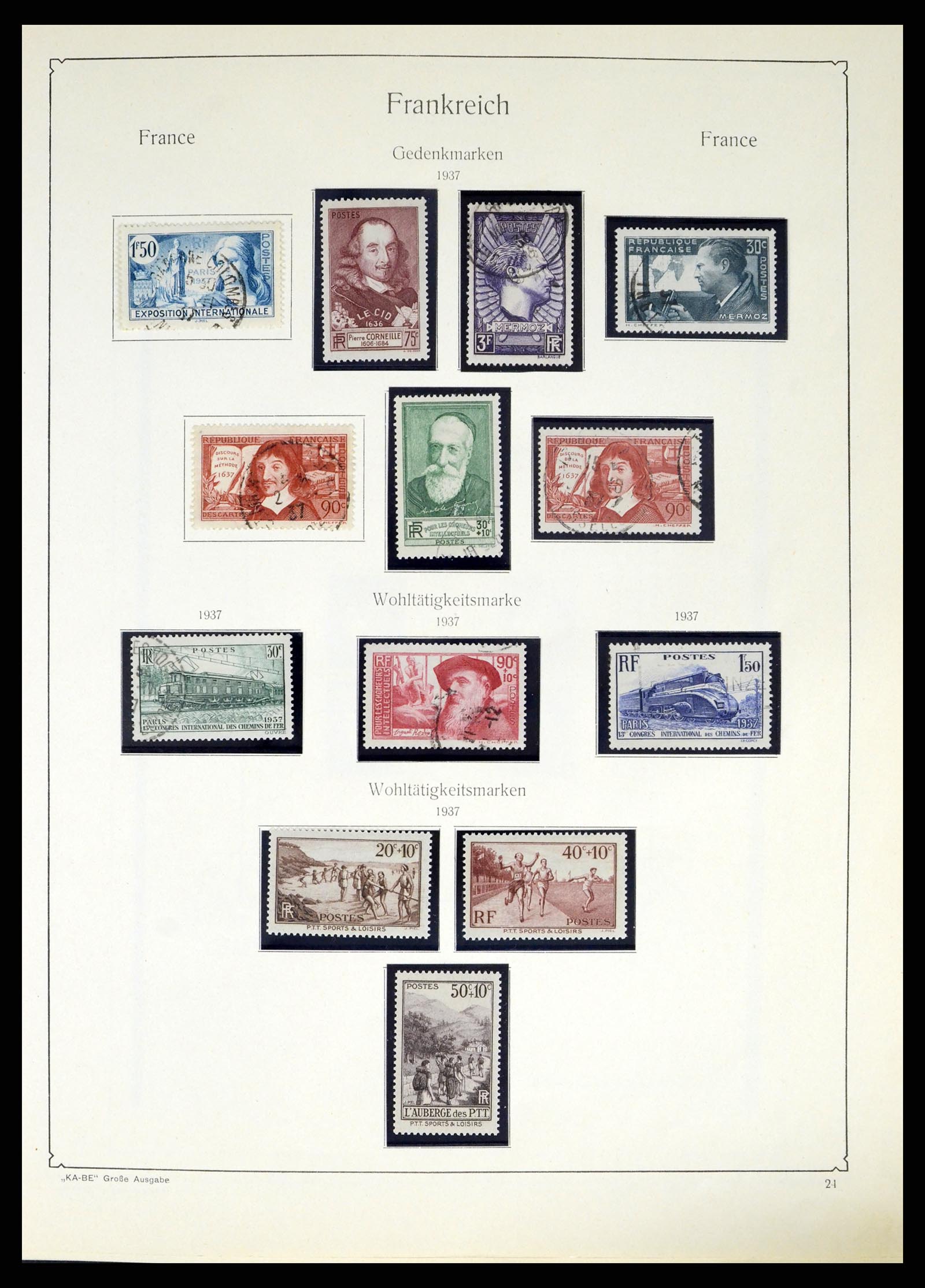 38120 0031 - Stamp collection 38120 France 1849-1991.