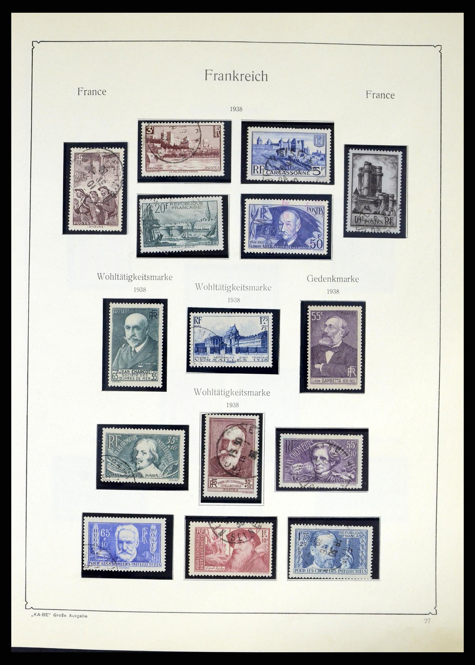 38120 0034 - Stamp collection 38120 France 1849-1991.