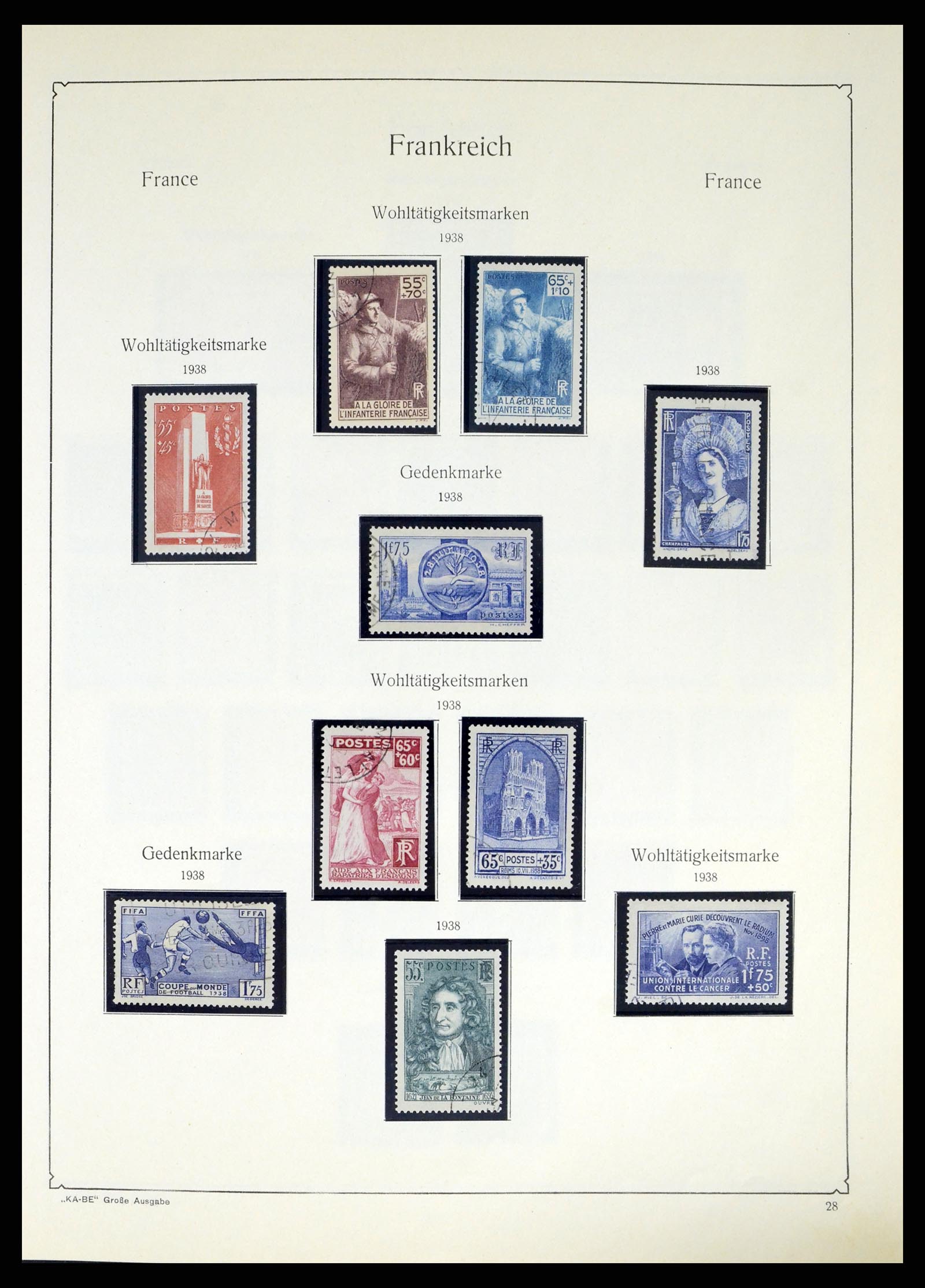 38120 0035 - Stamp collection 38120 France 1849-1991.