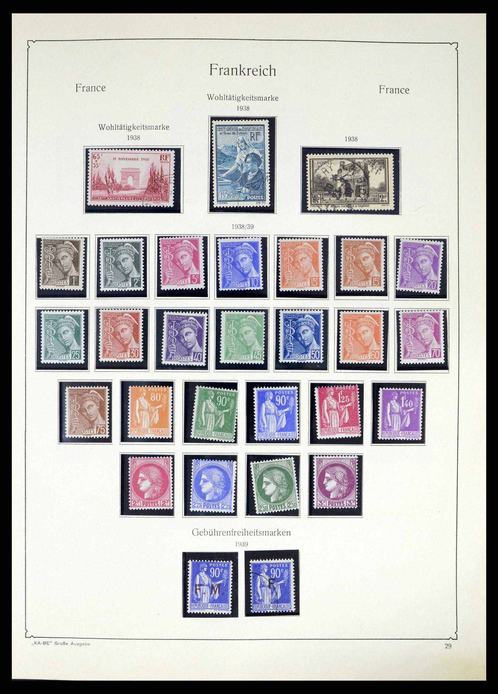 38120 0036 - Stamp collection 38120 France 1849-1991.