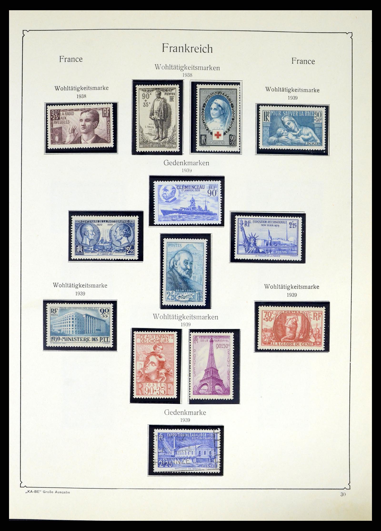 38120 0037 - Stamp collection 38120 France 1849-1991.