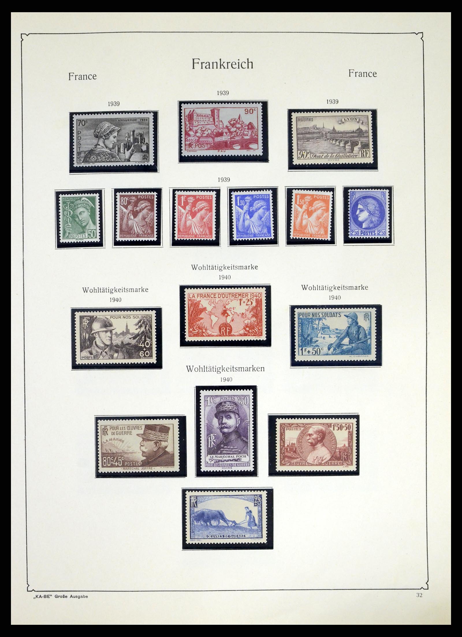 38120 0039 - Stamp collection 38120 France 1849-1991.
