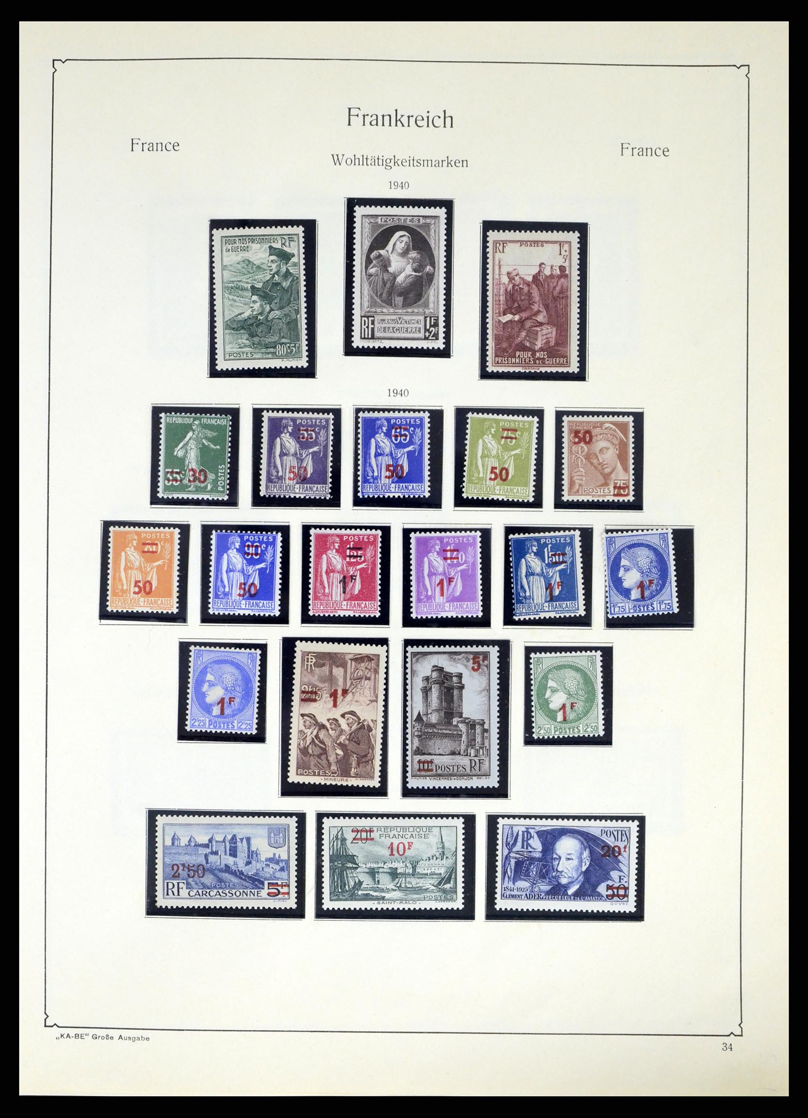 38120 0041 - Stamp collection 38120 France 1849-1991.