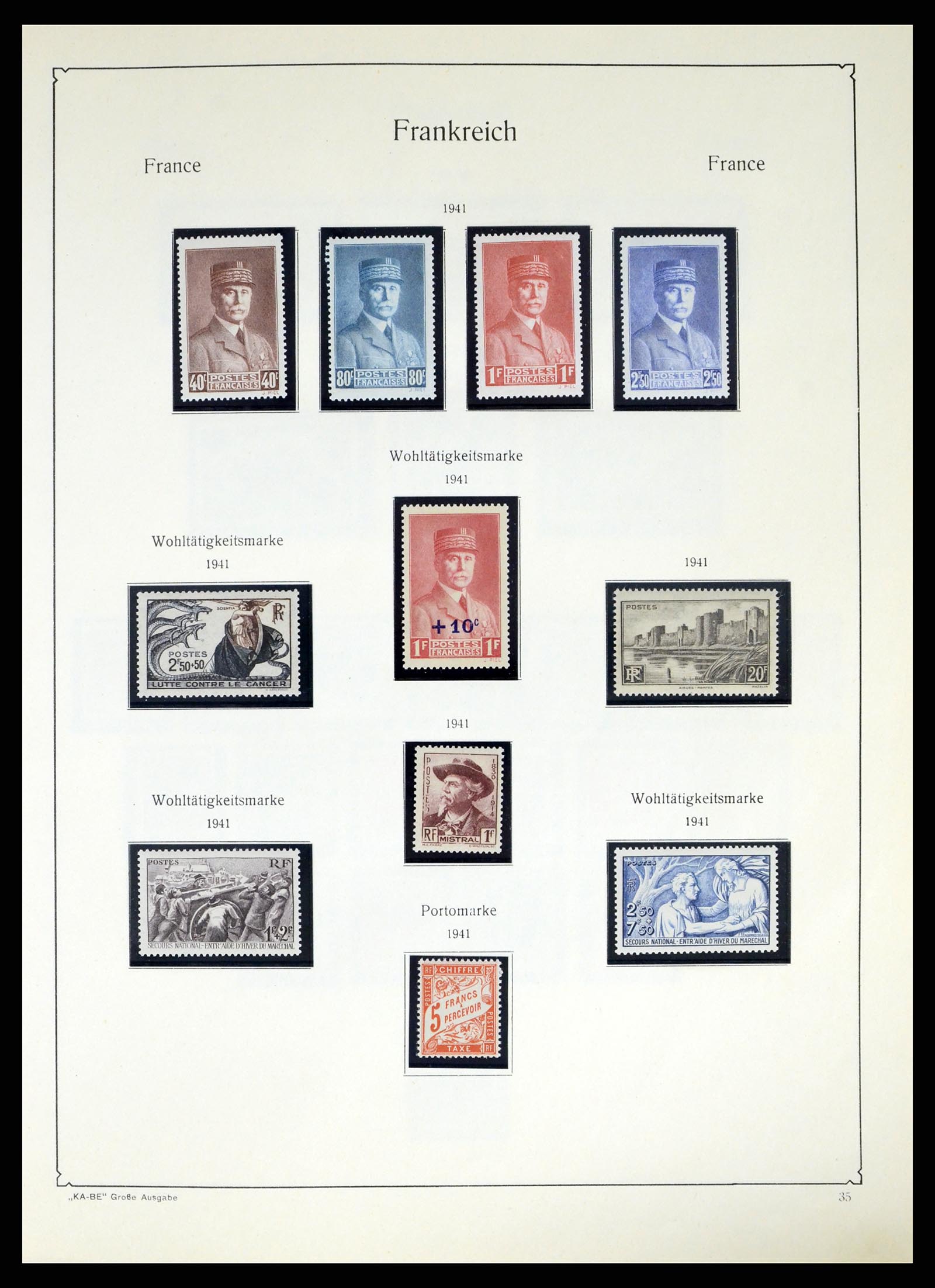 38120 0042 - Stamp collection 38120 France 1849-1991.