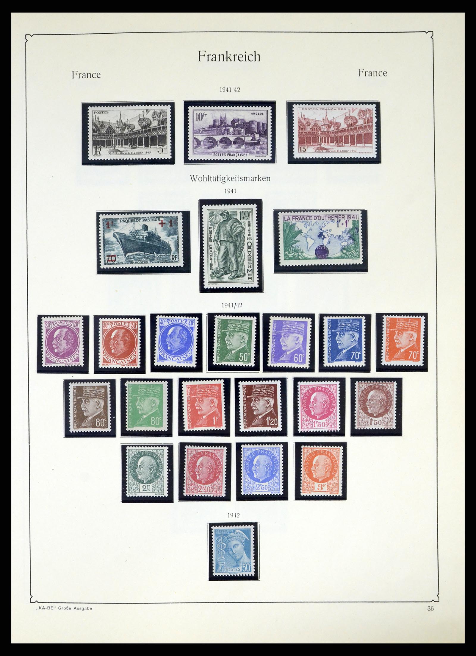 38120 0043 - Stamp collection 38120 France 1849-1991.