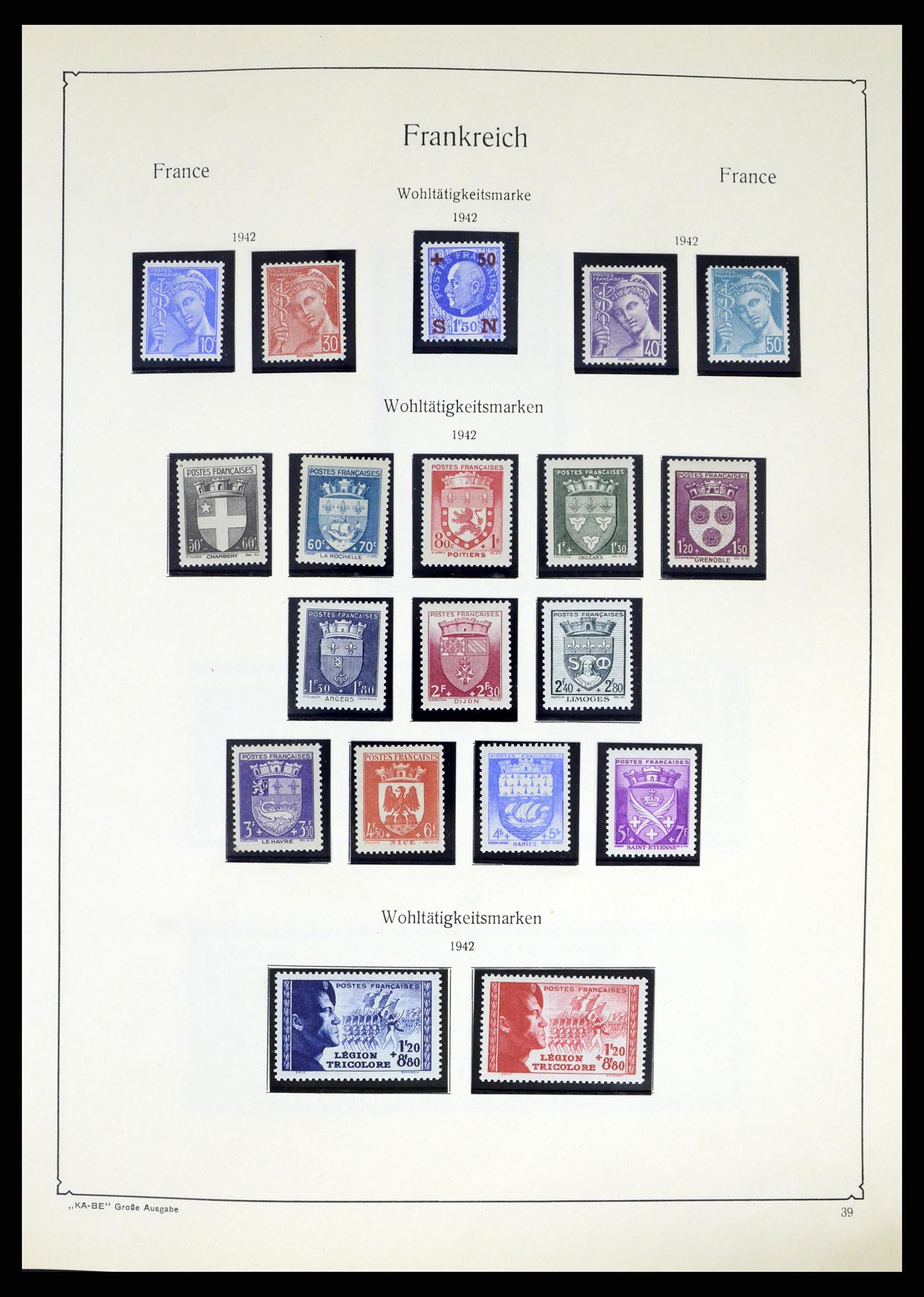 38120 0046 - Stamp collection 38120 France 1849-1991.