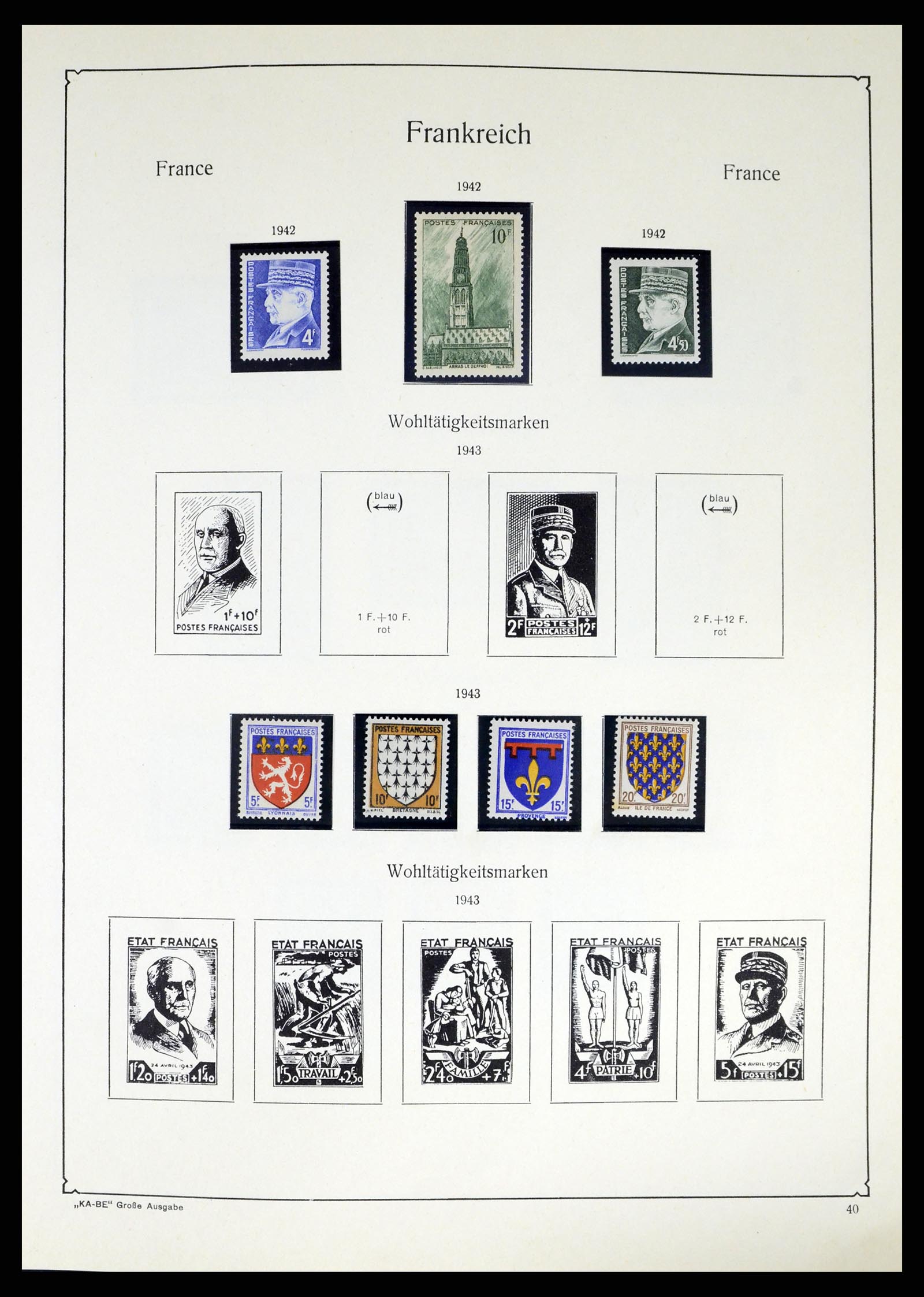 38120 0048 - Stamp collection 38120 France 1849-1991.