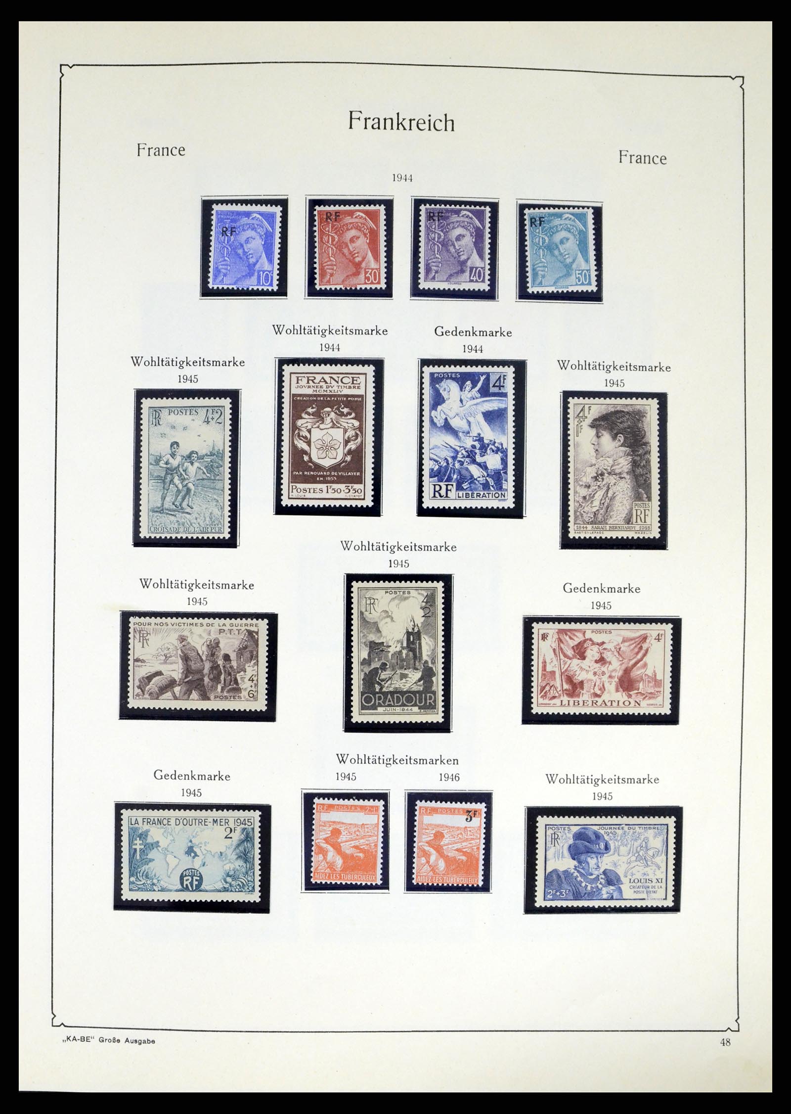 38120 0057 - Stamp collection 38120 France 1849-1991.