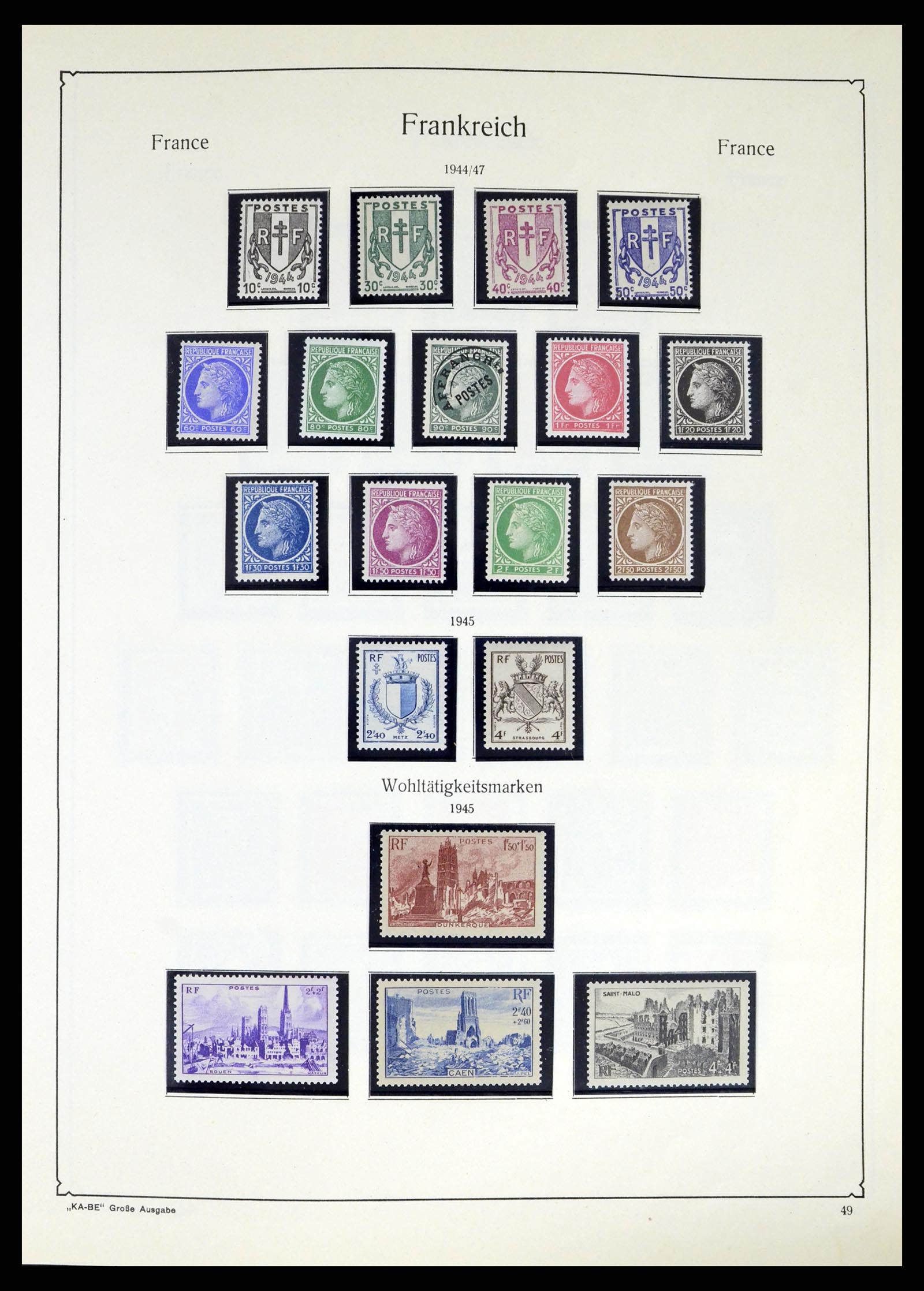 38120 0058 - Stamp collection 38120 France 1849-1991.