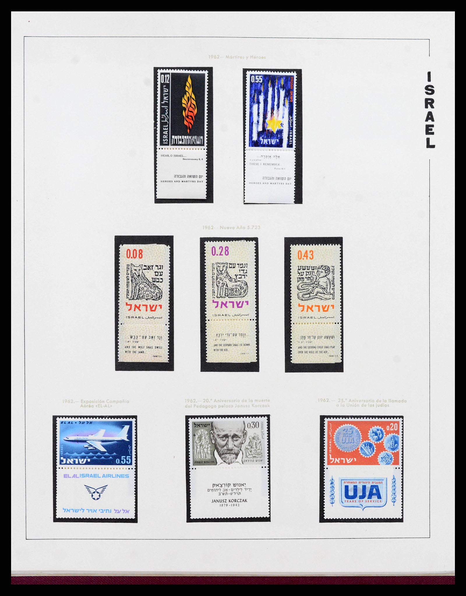 38123 0026 - Postzegelverzameling 38123 Israël 1948-1960.