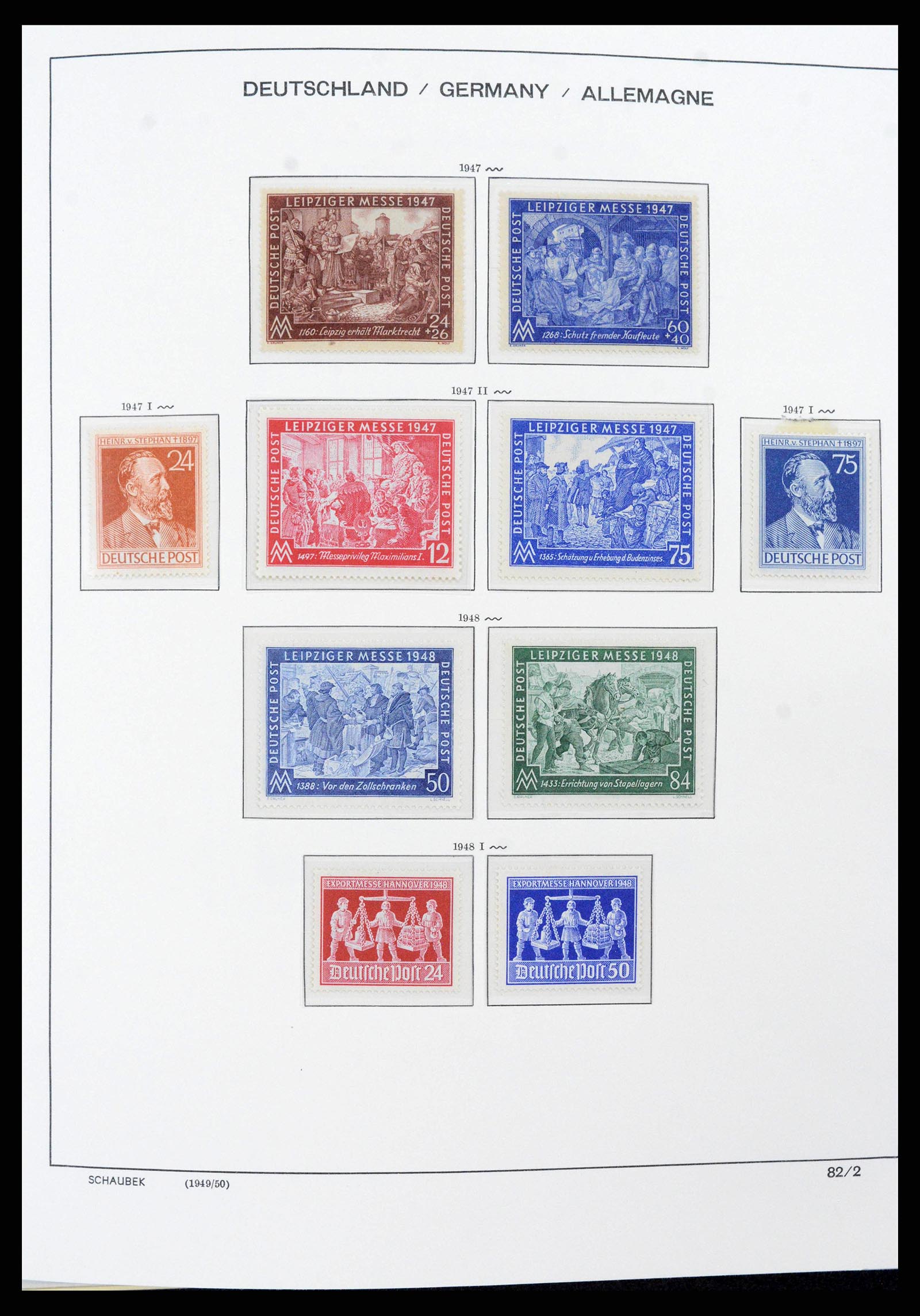 38125 0003 - Postzegelverzameling 38125 Duitsland 1945-1974.