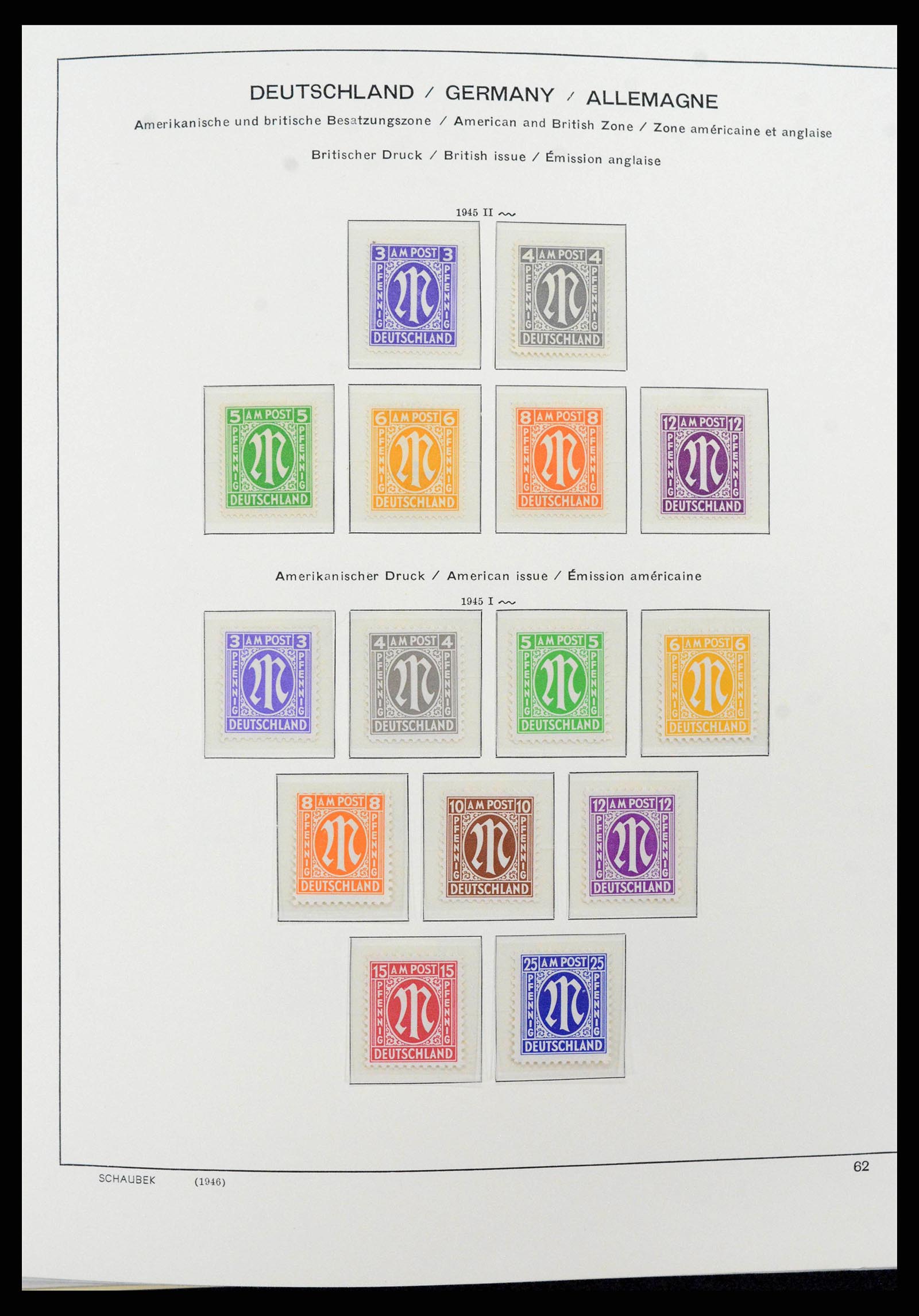 38125 0005 - Postzegelverzameling 38125 Duitsland 1945-1974.
