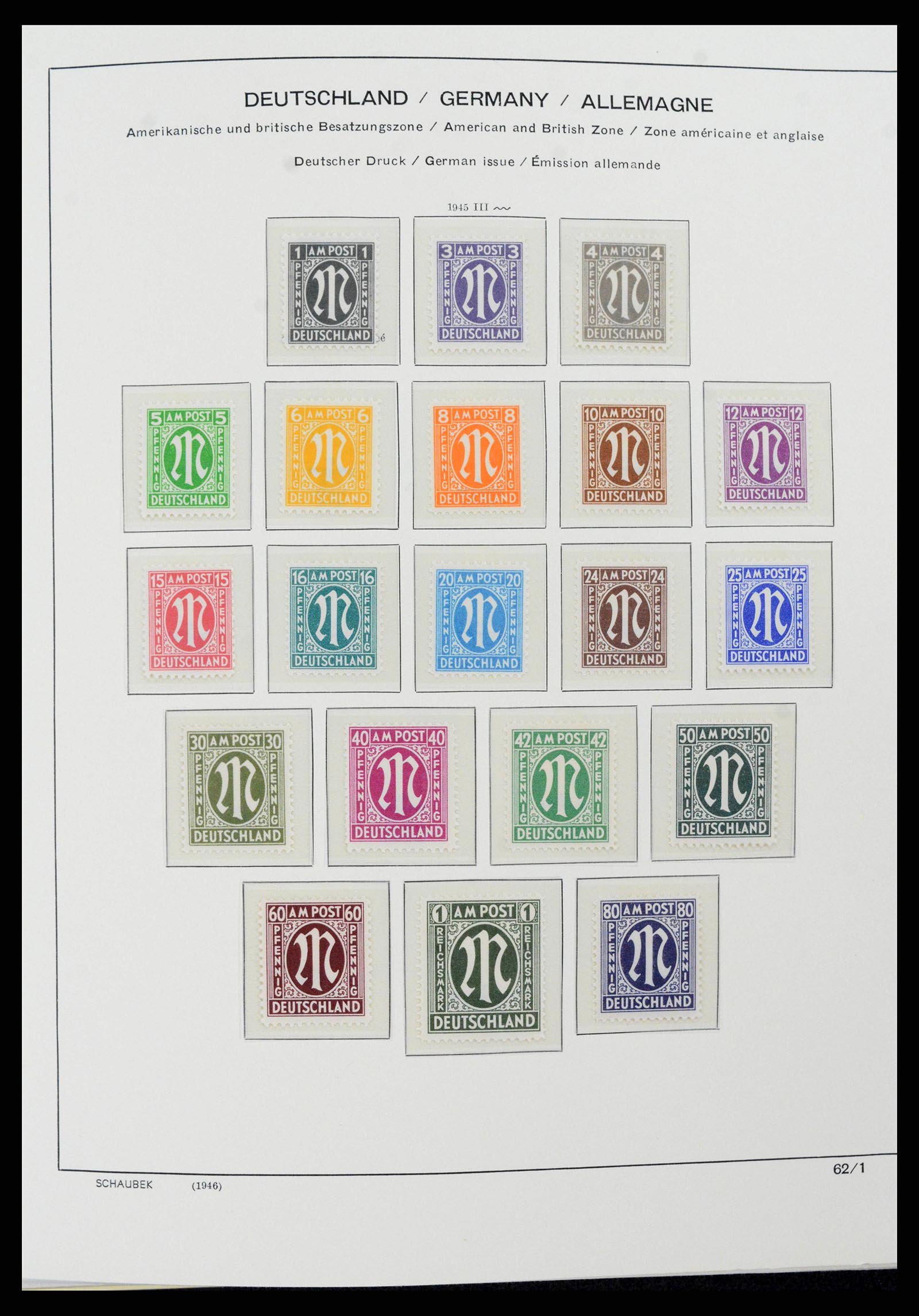 38125 0006 - Postzegelverzameling 38125 Duitsland 1945-1974.