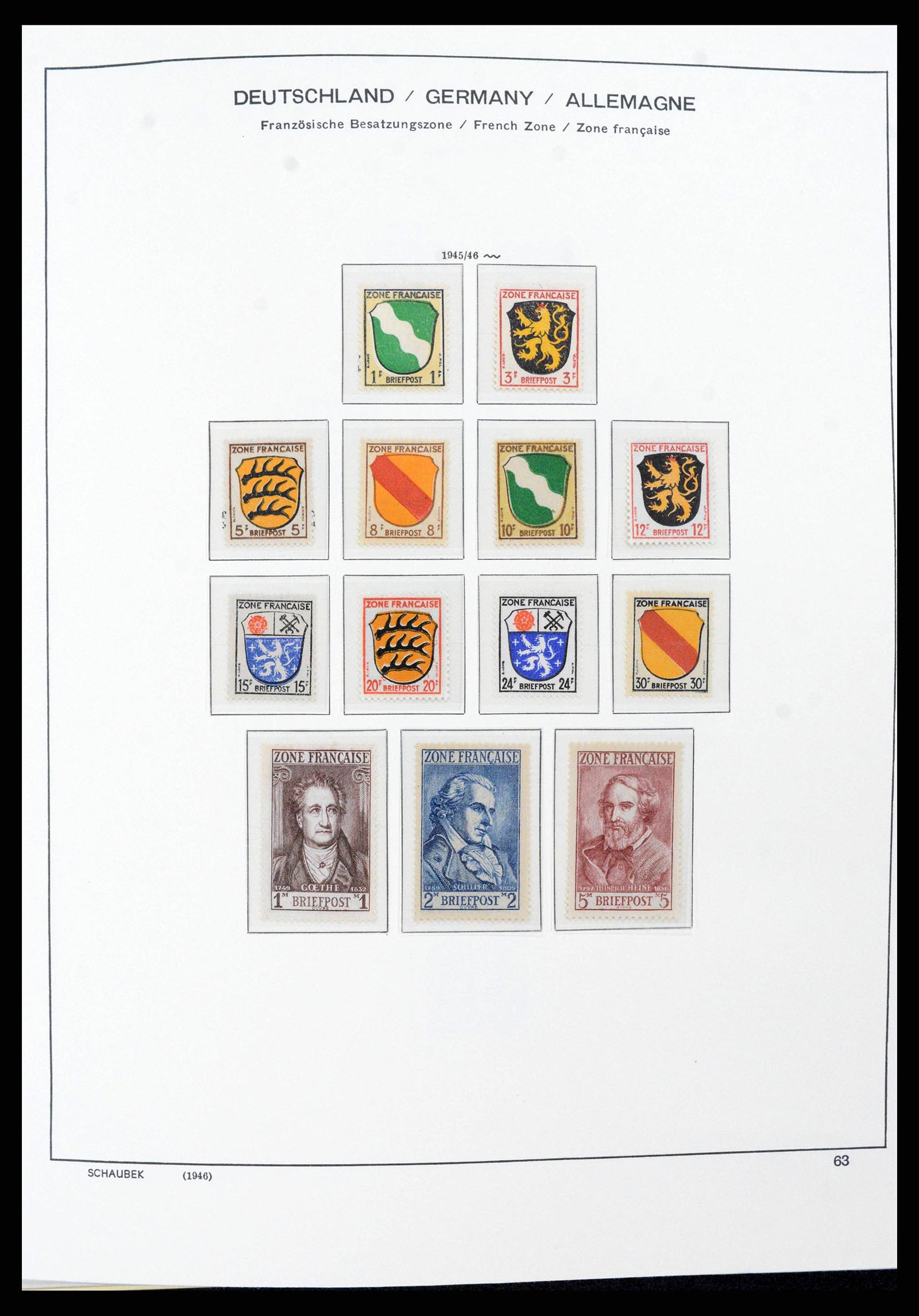 38125 0016 - Postzegelverzameling 38125 Duitsland 1945-1974.