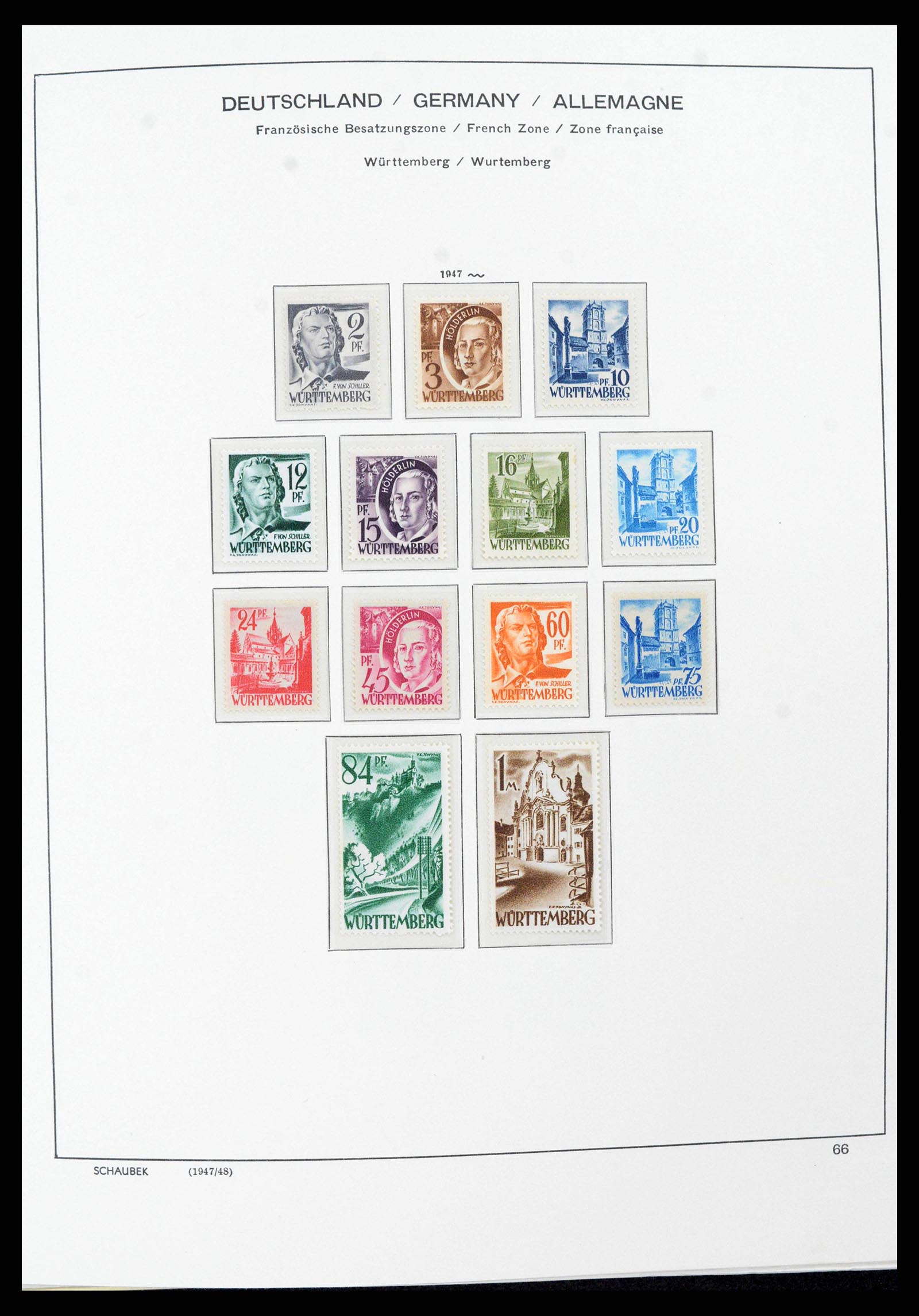 38125 0027 - Stamp collection 38125 Germany 1945-1974.