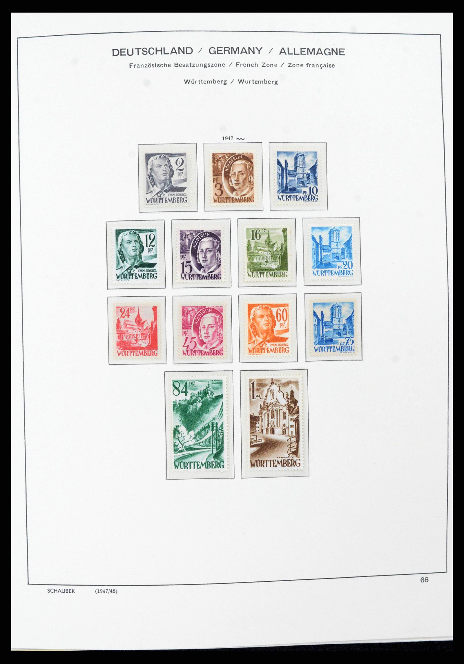 38125 0027 - Postzegelverzameling 38125 Duitsland 1945-1974.