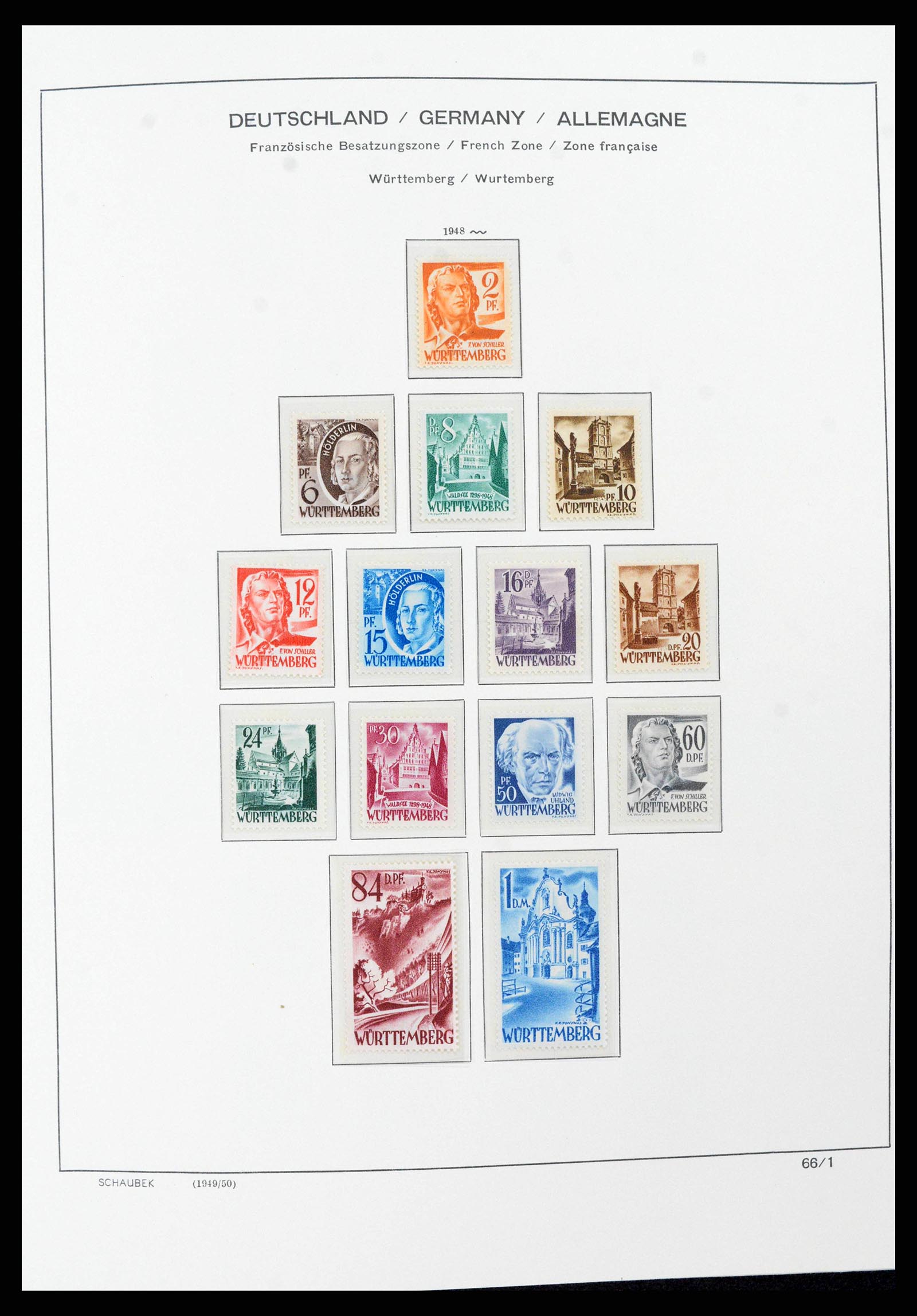 38125 0028 - Stamp collection 38125 Germany 1945-1974.