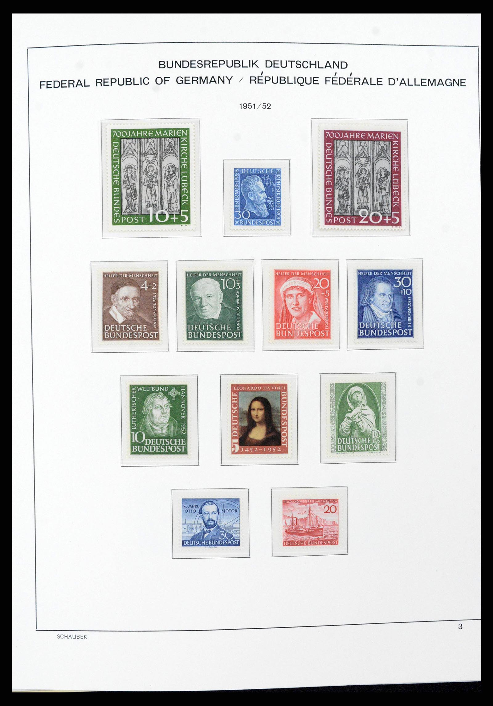 38125 0033 - Stamp collection 38125 Germany 1945-1974.