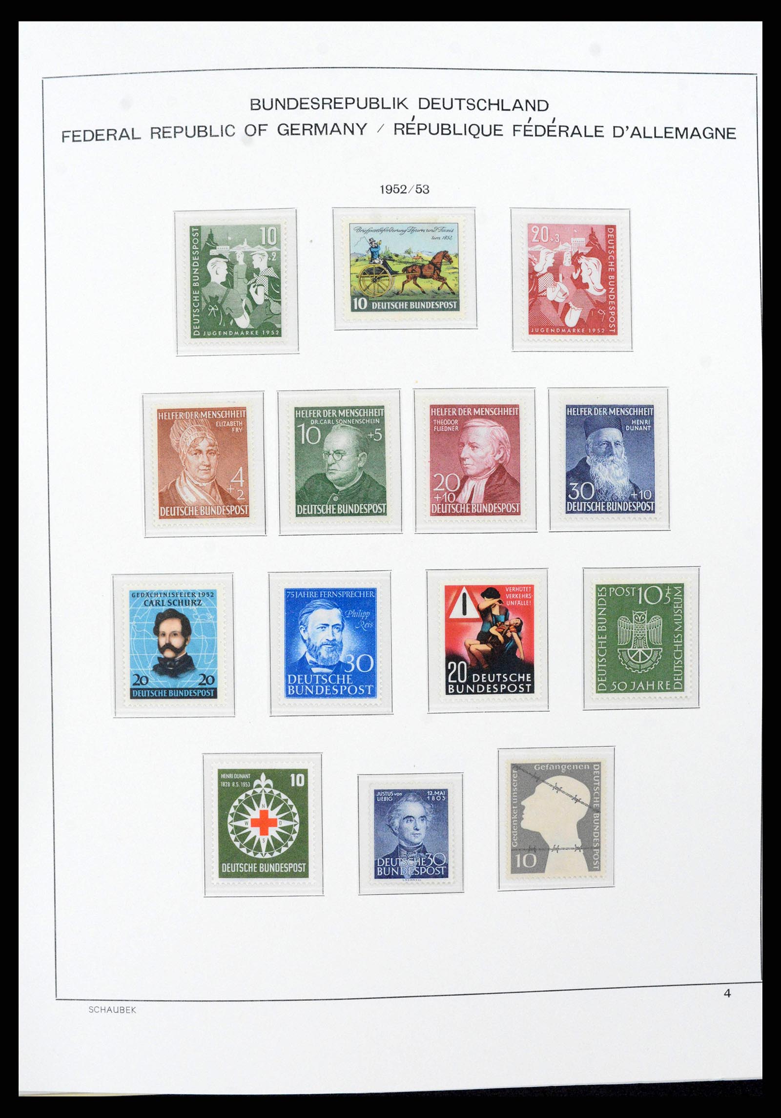 38125 0034 - Postzegelverzameling 38125 Duitsland 1945-1974.