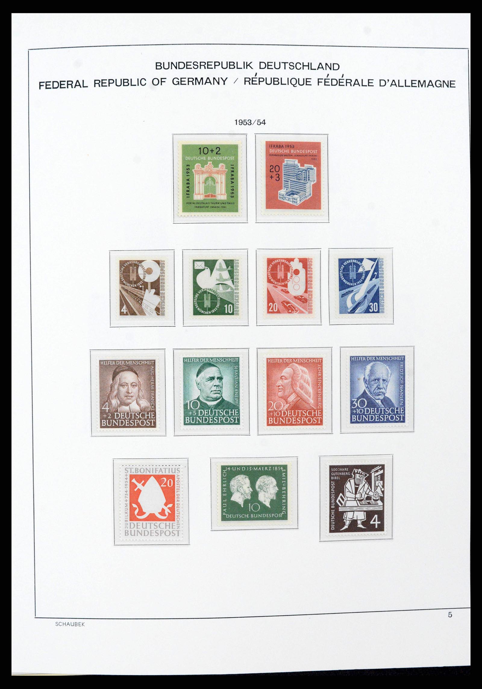 38125 0035 - Postzegelverzameling 38125 Duitsland 1945-1974.
