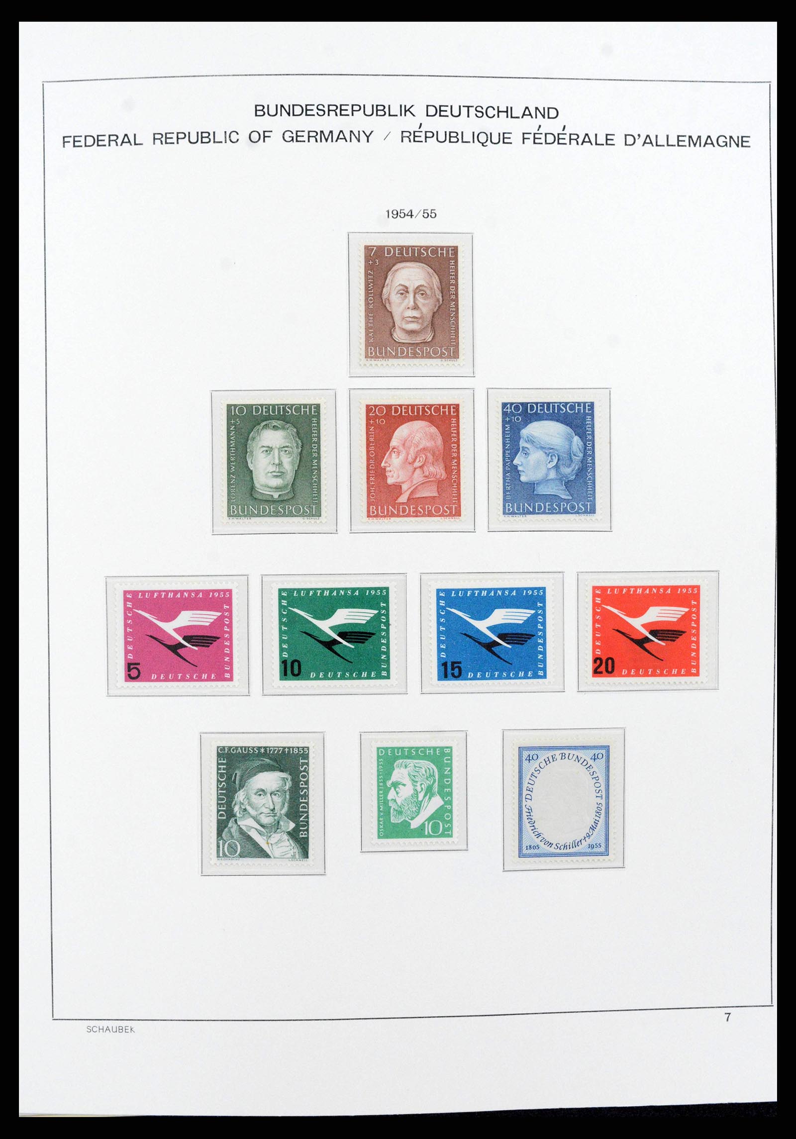 38125 0037 - Postzegelverzameling 38125 Duitsland 1945-1974.