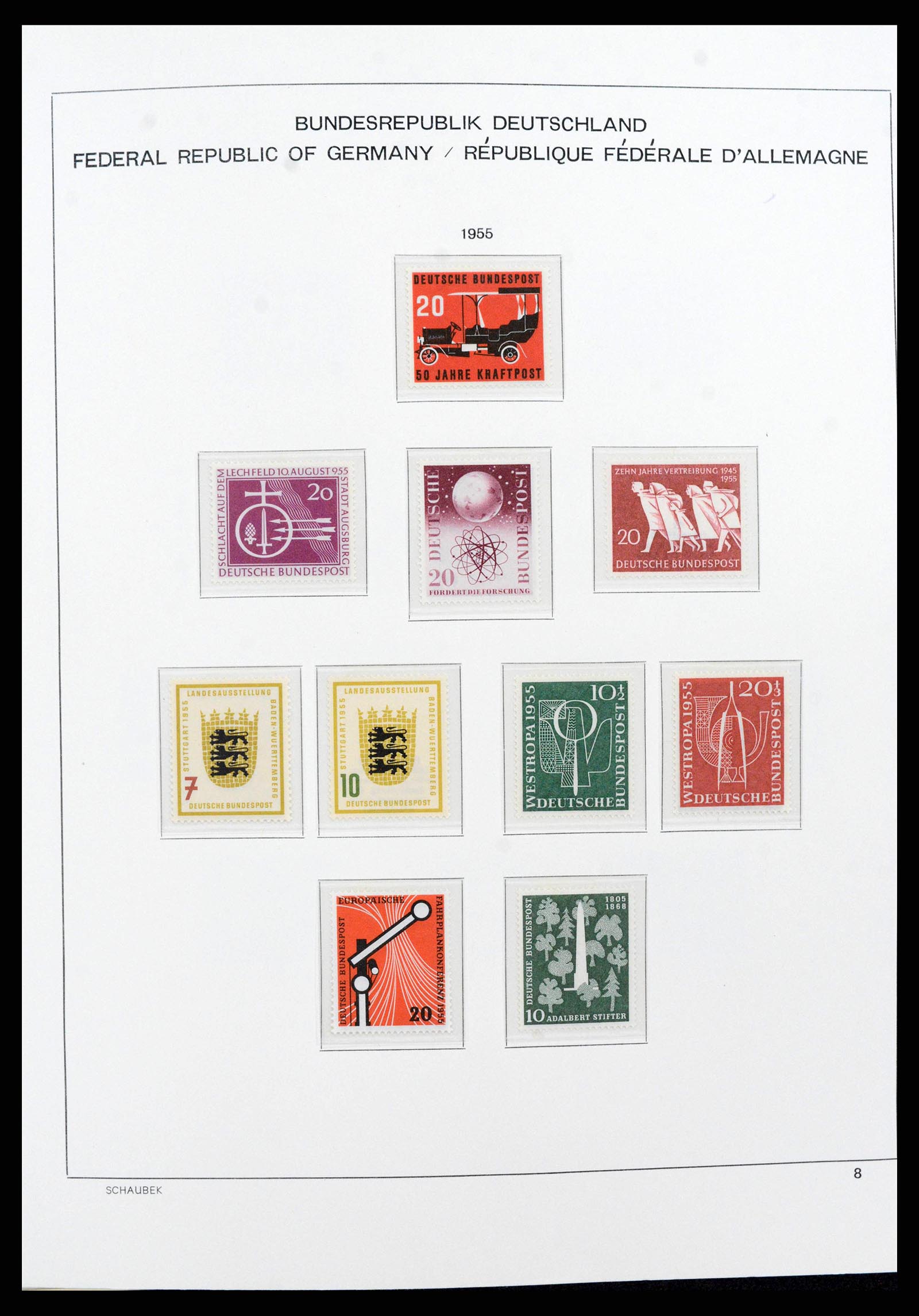 38125 0038 - Postzegelverzameling 38125 Duitsland 1945-1974.