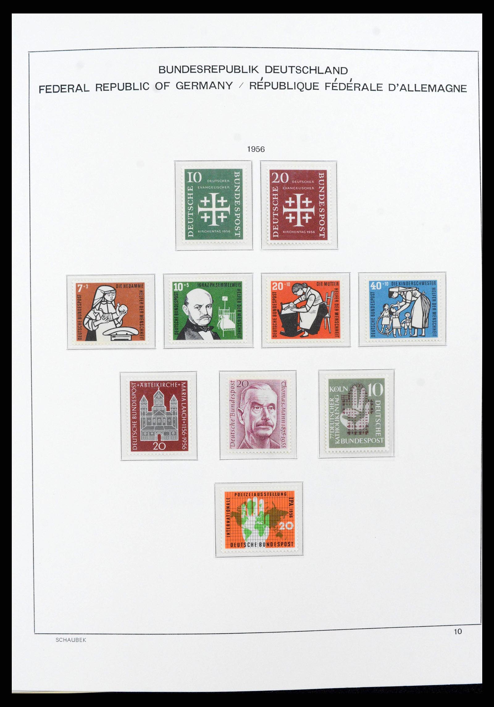 38125 0040 - Postzegelverzameling 38125 Duitsland 1945-1974.