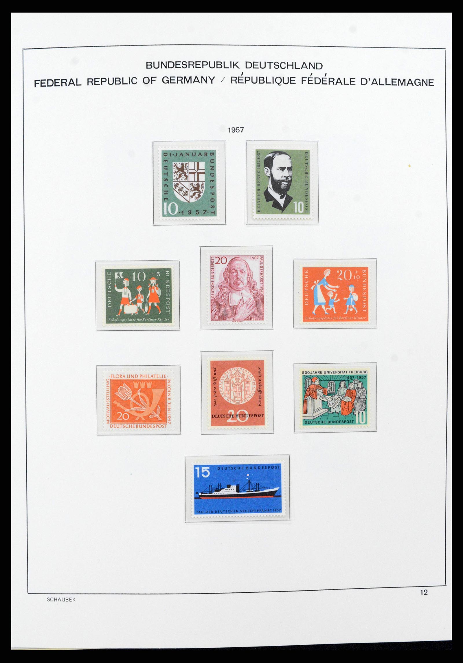 38125 0042 - Postzegelverzameling 38125 Duitsland 1945-1974.