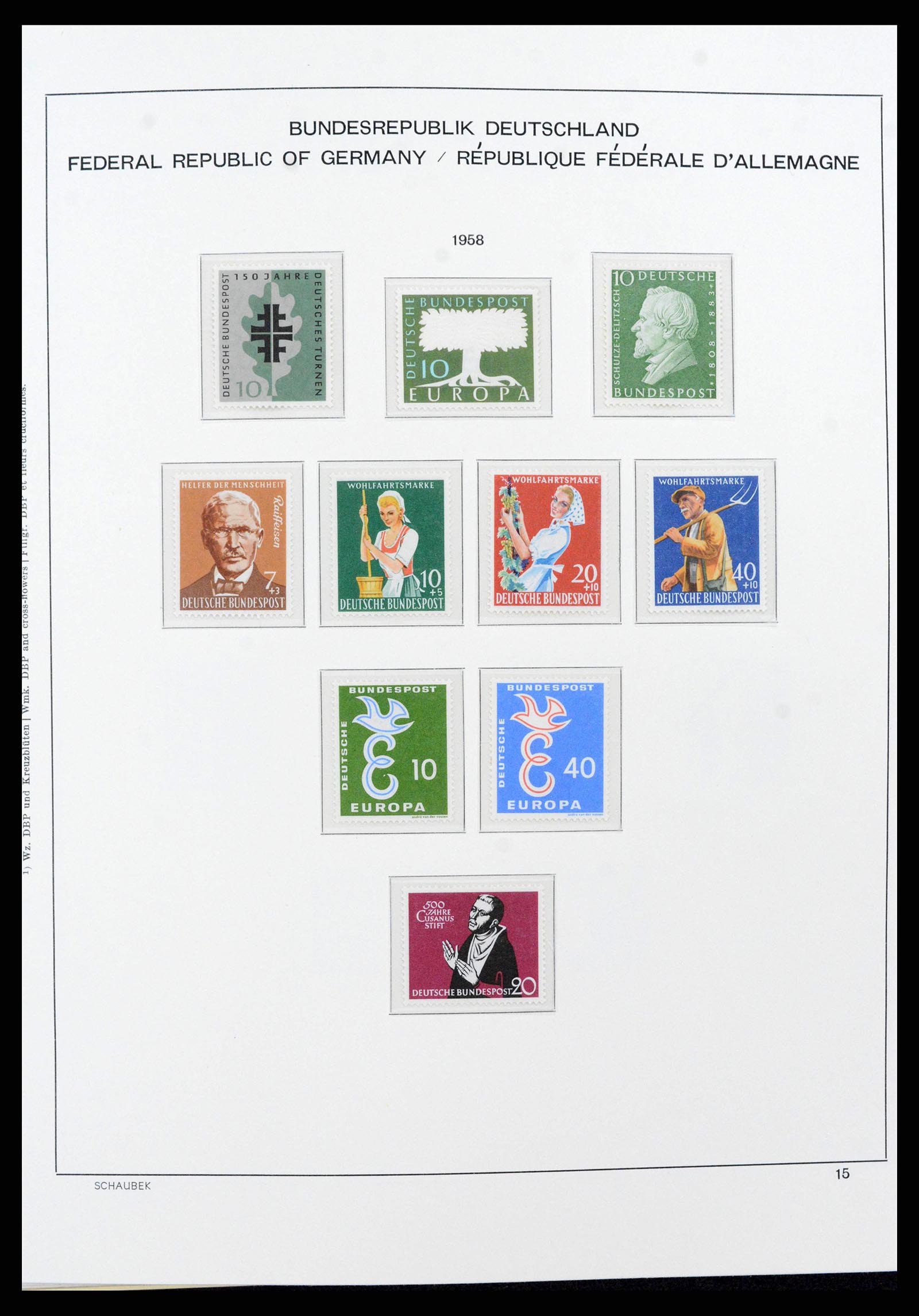 38125 0045 - Postzegelverzameling 38125 Duitsland 1945-1974.
