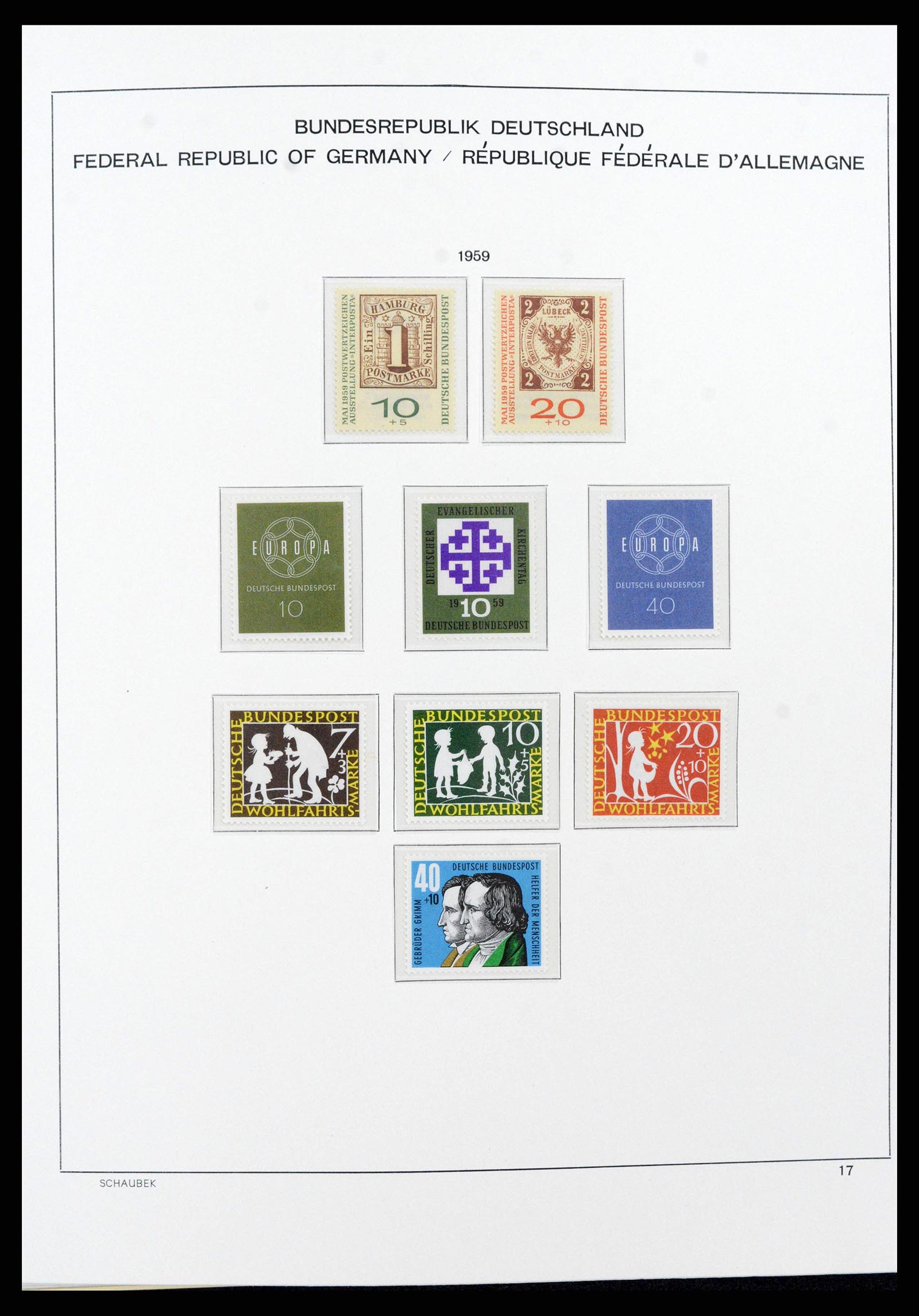 38125 0047 - Postzegelverzameling 38125 Duitsland 1945-1974.