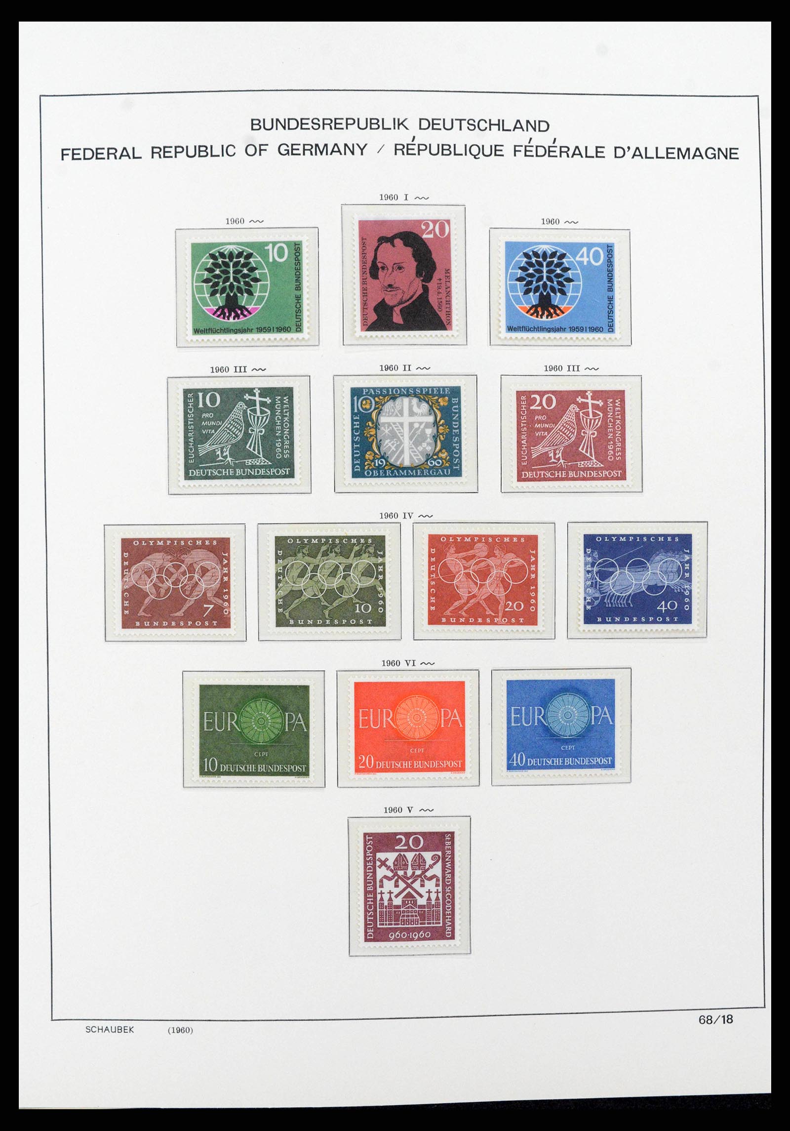 38125 0050 - Postzegelverzameling 38125 Duitsland 1945-1974.