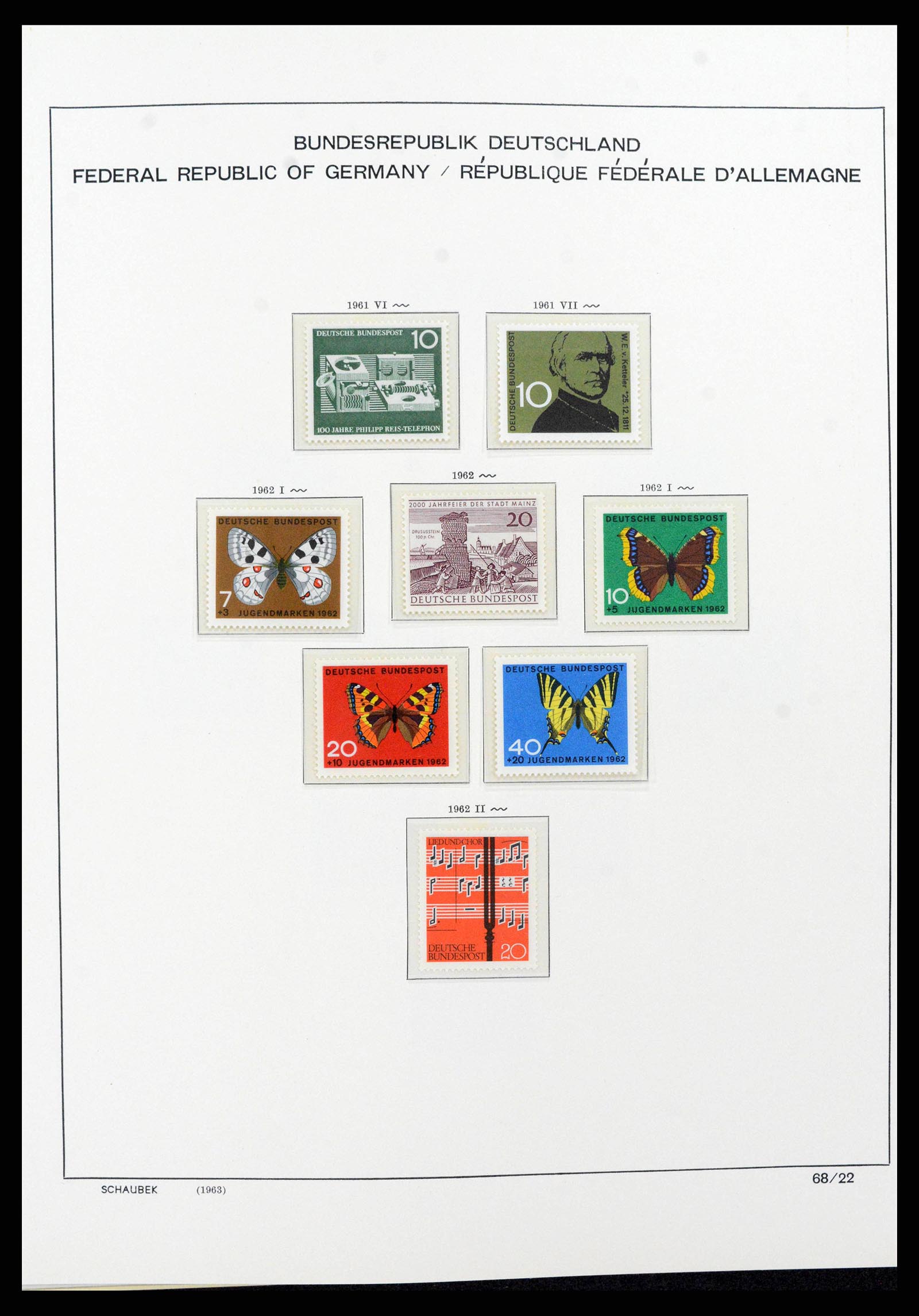 38125 0056 - Postzegelverzameling 38125 Duitsland 1945-1974.