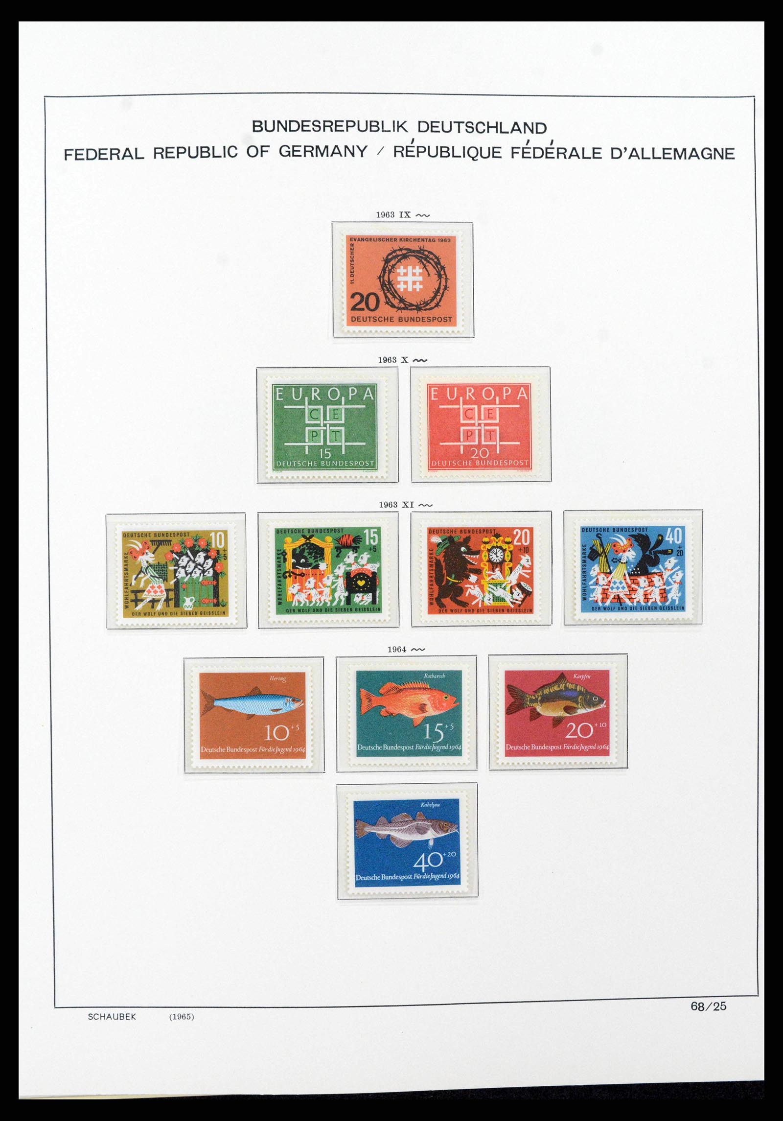 38125 0059 - Postzegelverzameling 38125 Duitsland 1945-1974.