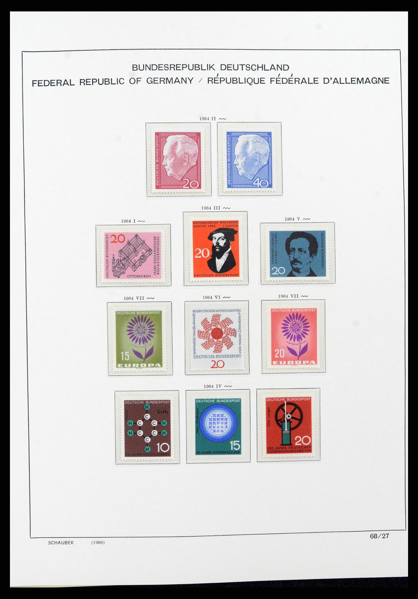 38125 0061 - Postzegelverzameling 38125 Duitsland 1945-1974.