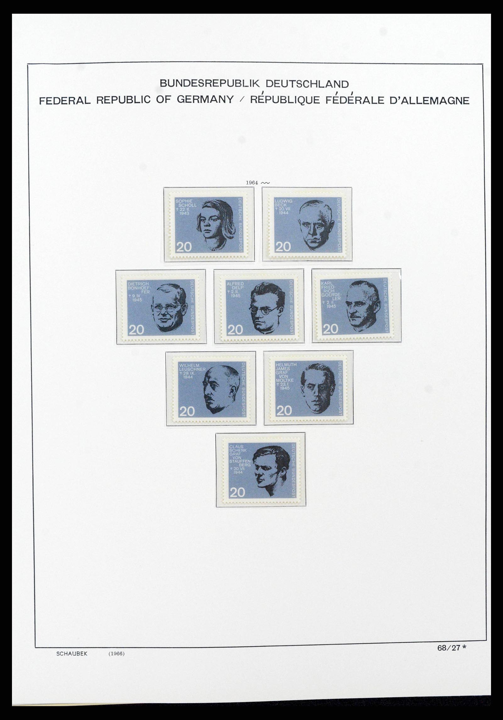 38125 0062 - Postzegelverzameling 38125 Duitsland 1945-1974.