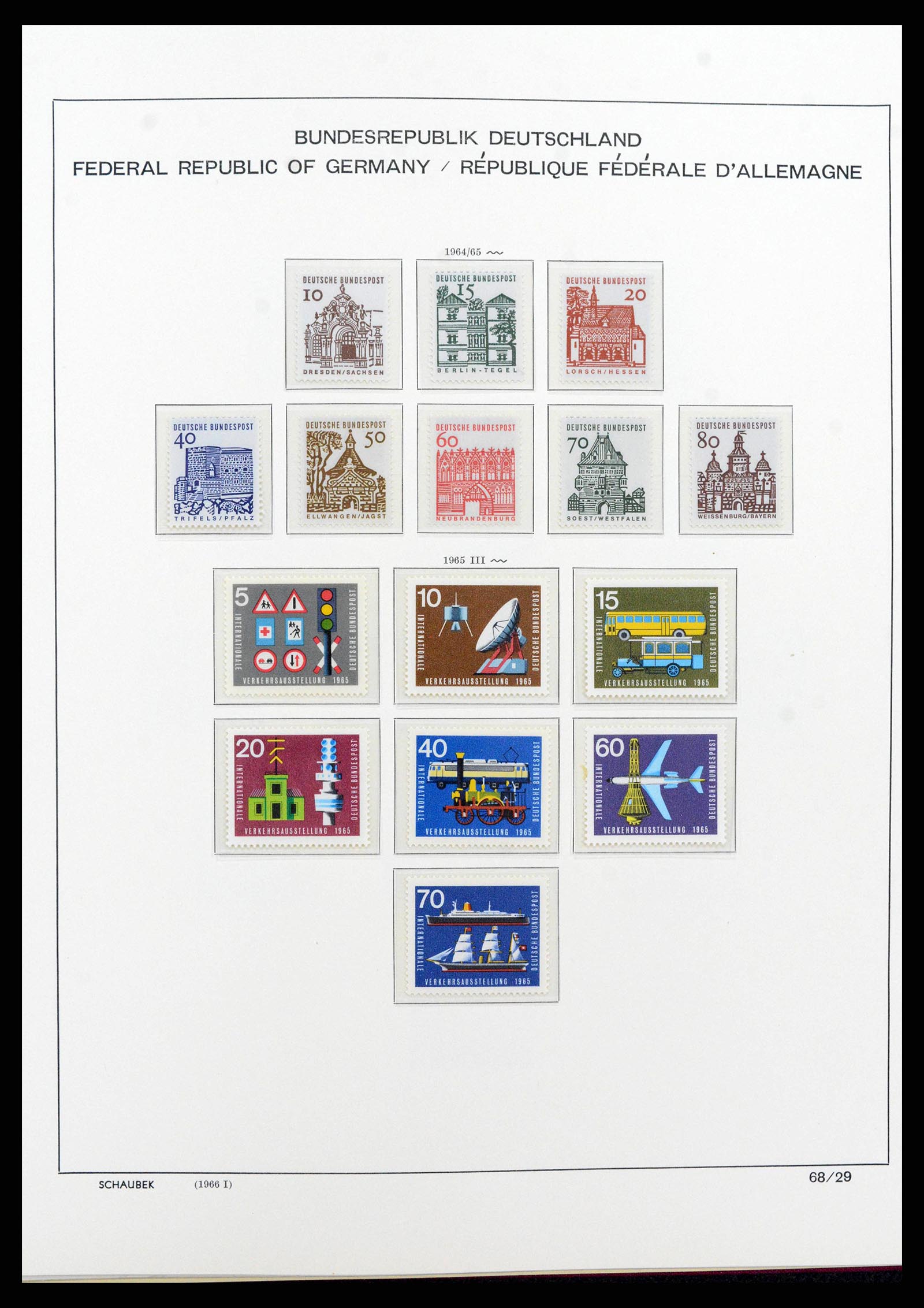 38125 0065 - Postzegelverzameling 38125 Duitsland 1945-1974.