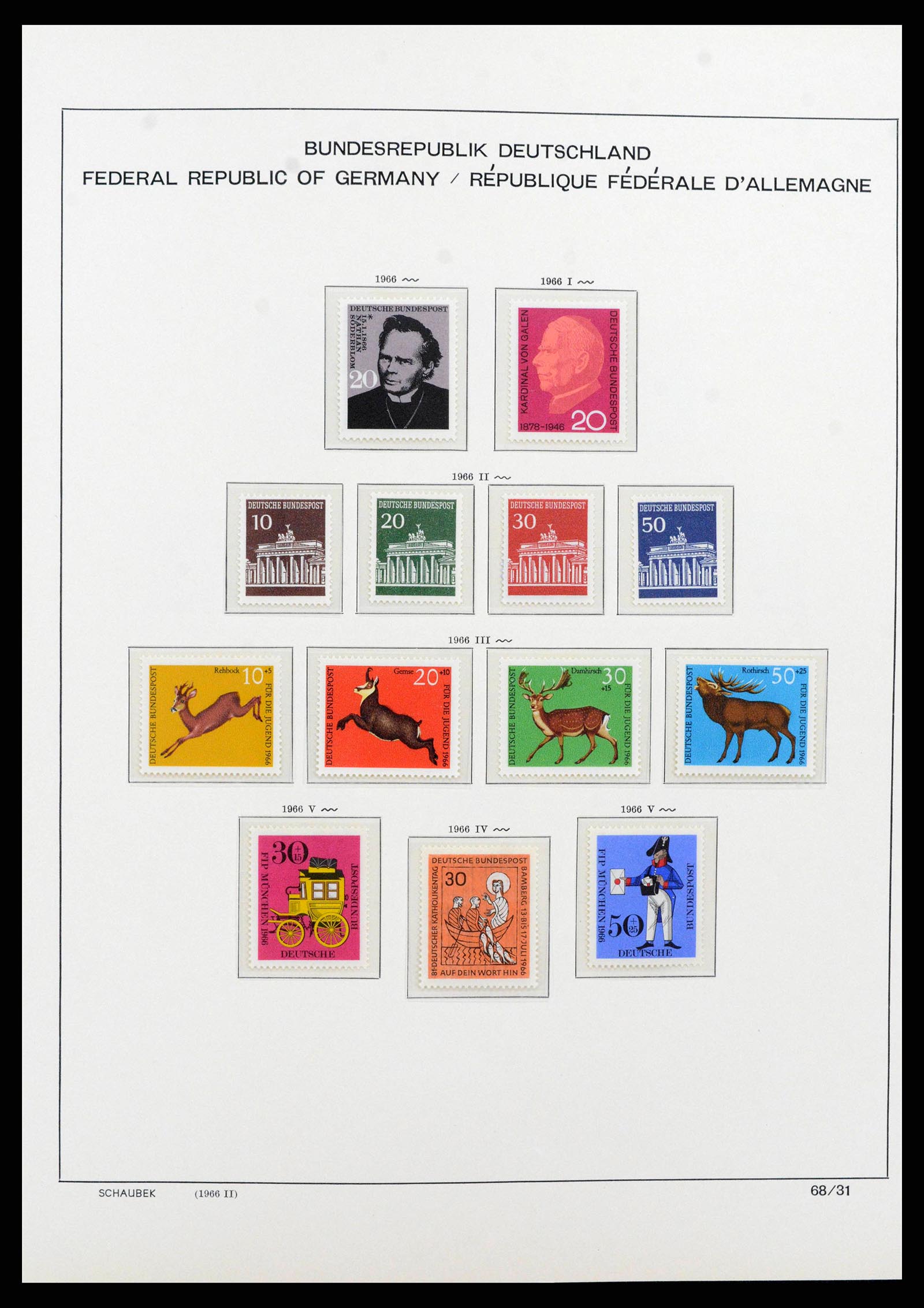 38125 0067 - Postzegelverzameling 38125 Duitsland 1945-1974.