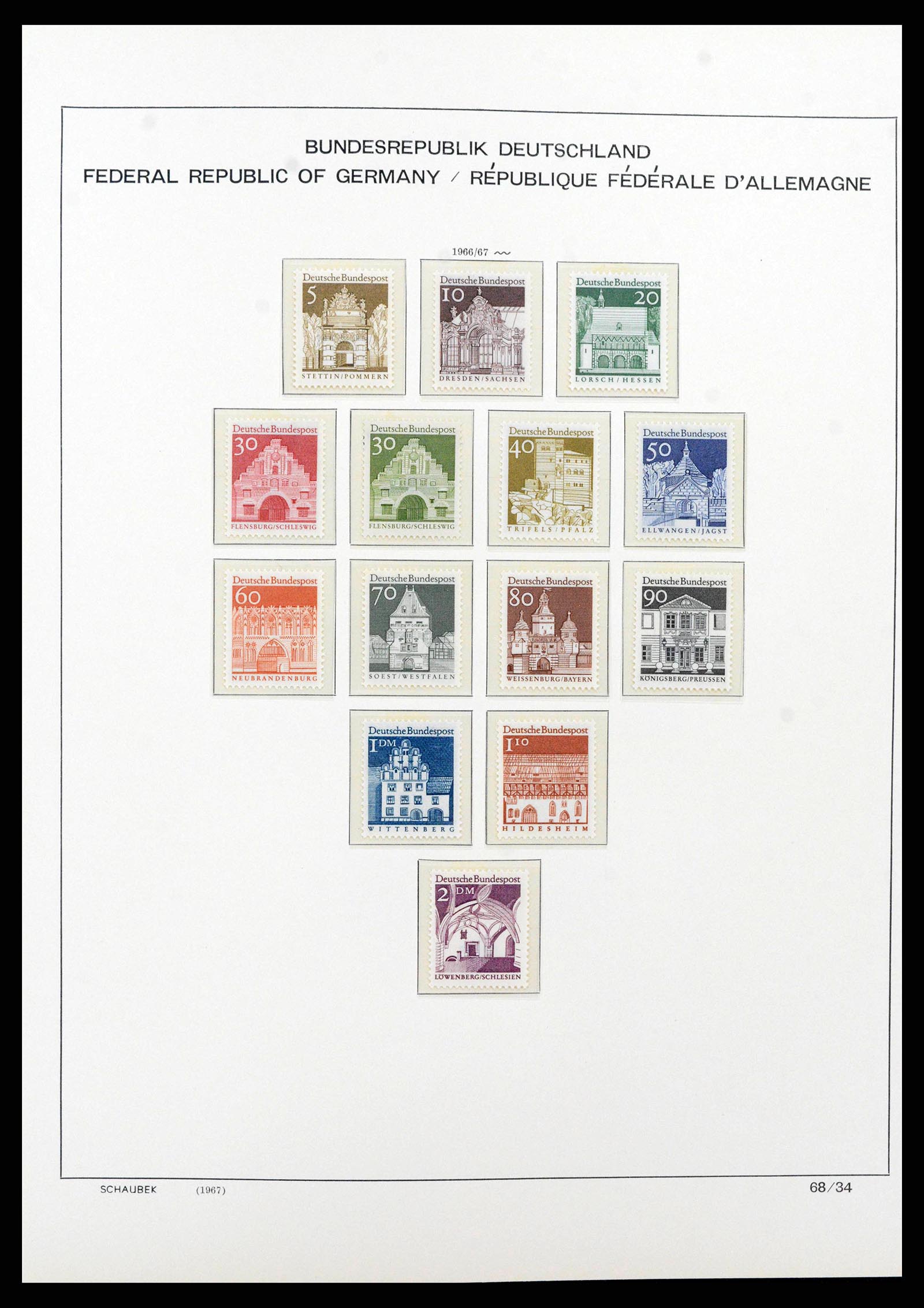 38125 0069 - Postzegelverzameling 38125 Duitsland 1945-1974.
