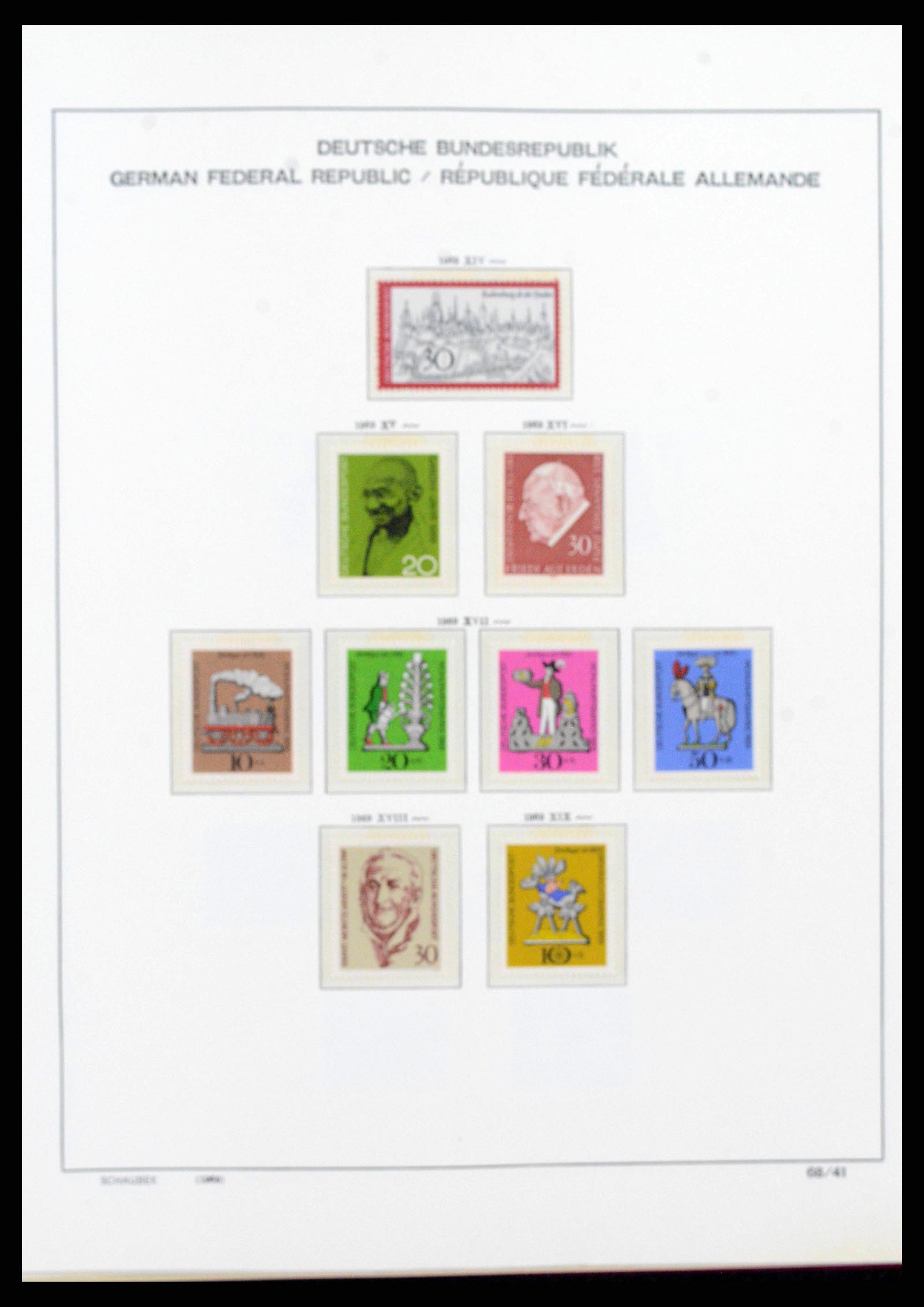 38125 0080 - Postzegelverzameling 38125 Duitsland 1945-1974.