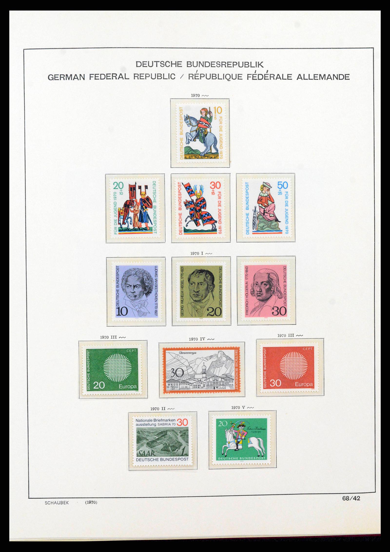 38125 0081 - Postzegelverzameling 38125 Duitsland 1945-1974.
