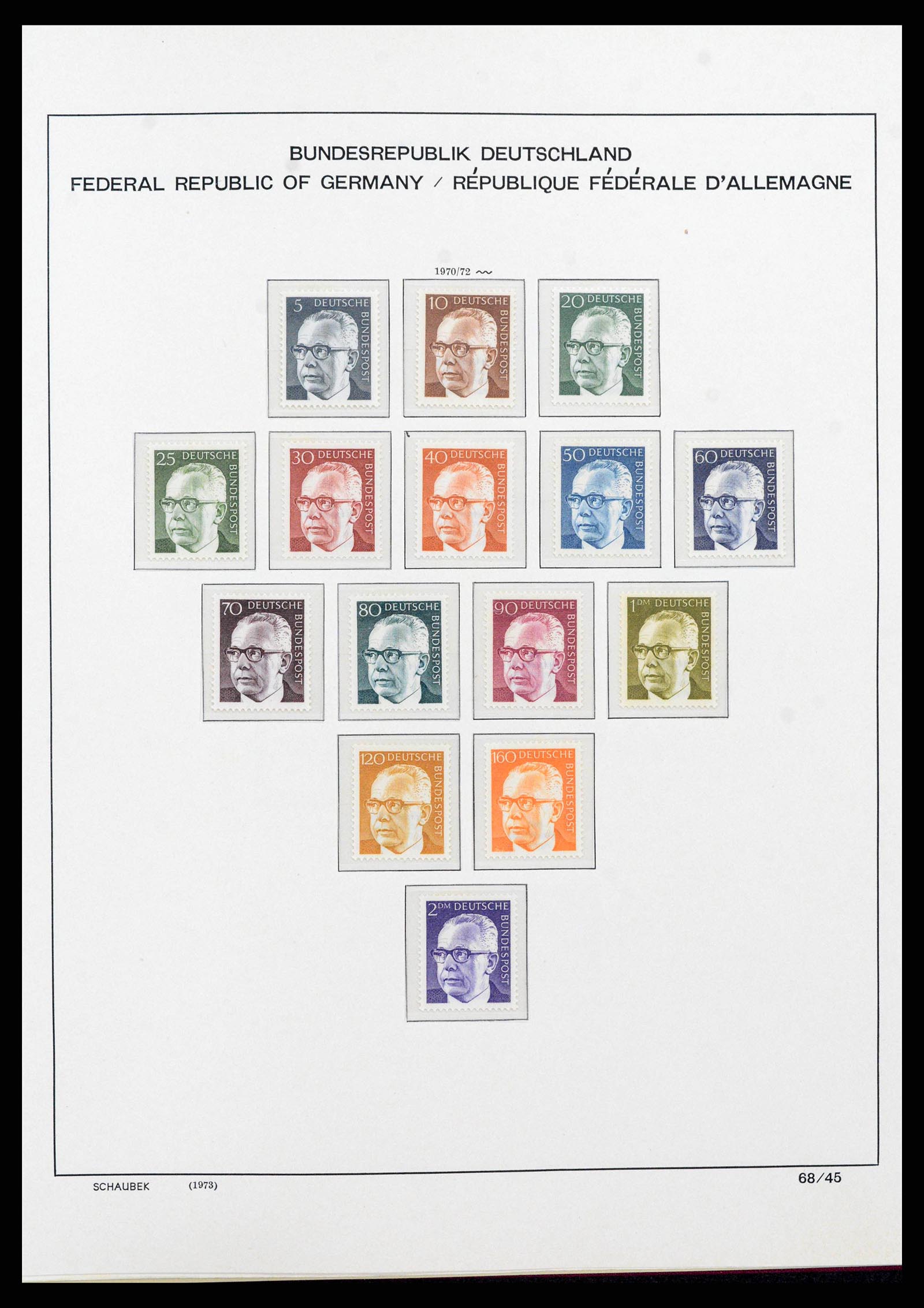 38125 0084 - Postzegelverzameling 38125 Duitsland 1945-1974.